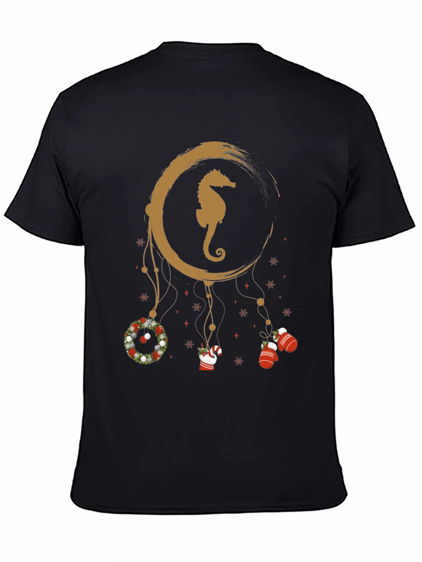 Seahorse Christmas Dreamcatcher T-Shirt