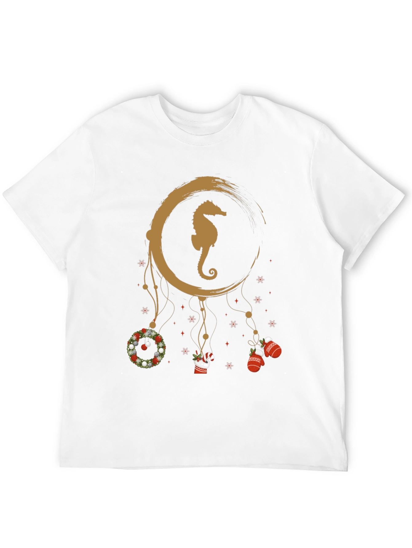 Seahorse Christmas Dreamcatcher T-Shirt