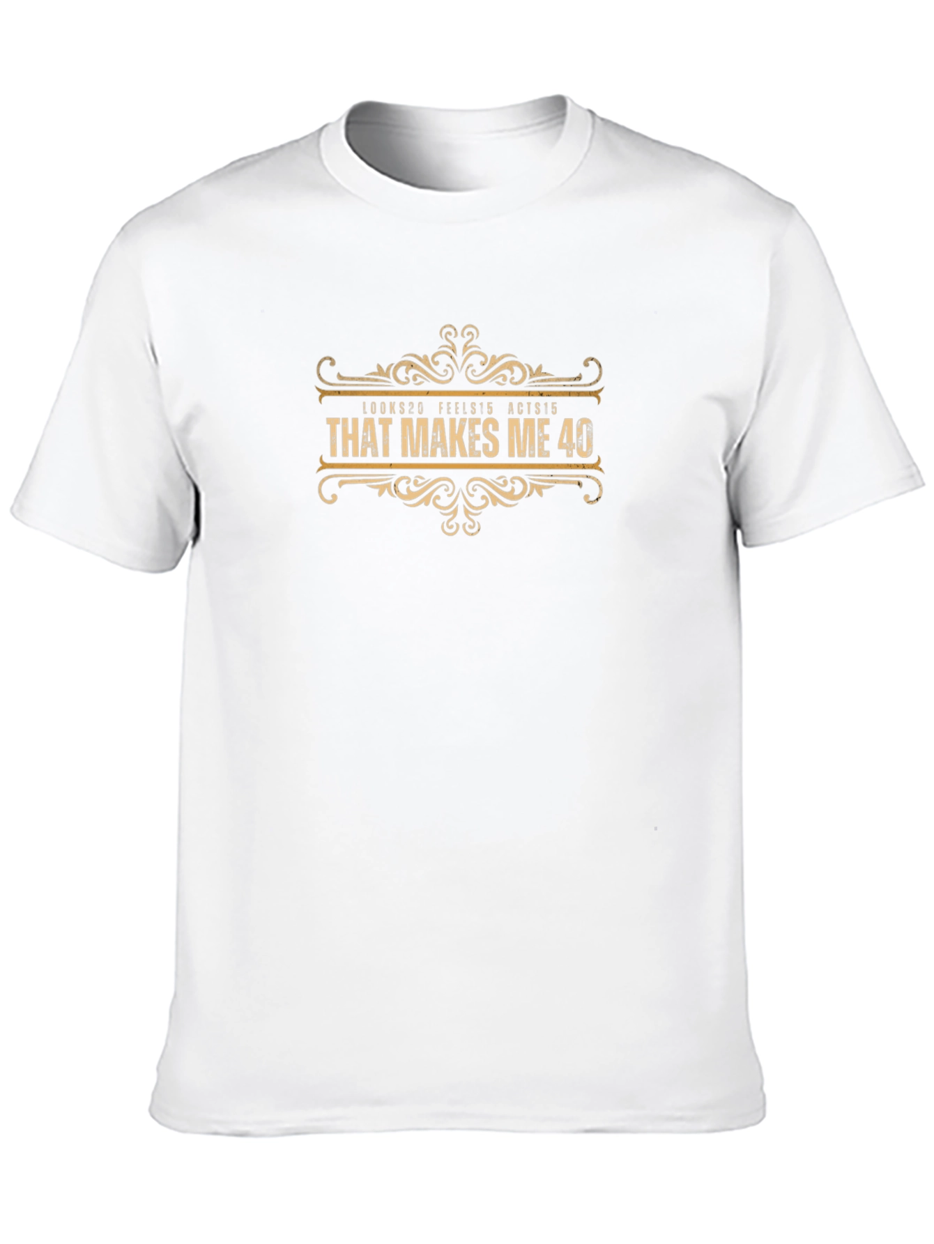 Funny 40th Birthday T-Shirt - That Makes Me 40