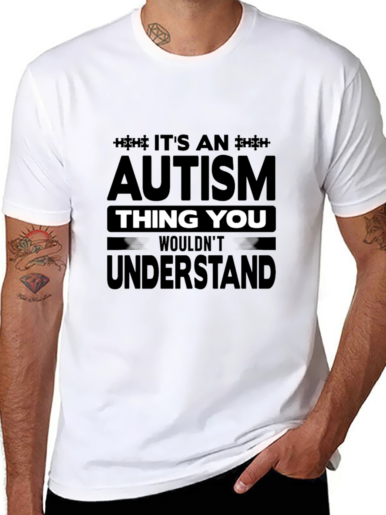 Autism Thing T-Shirt - Black