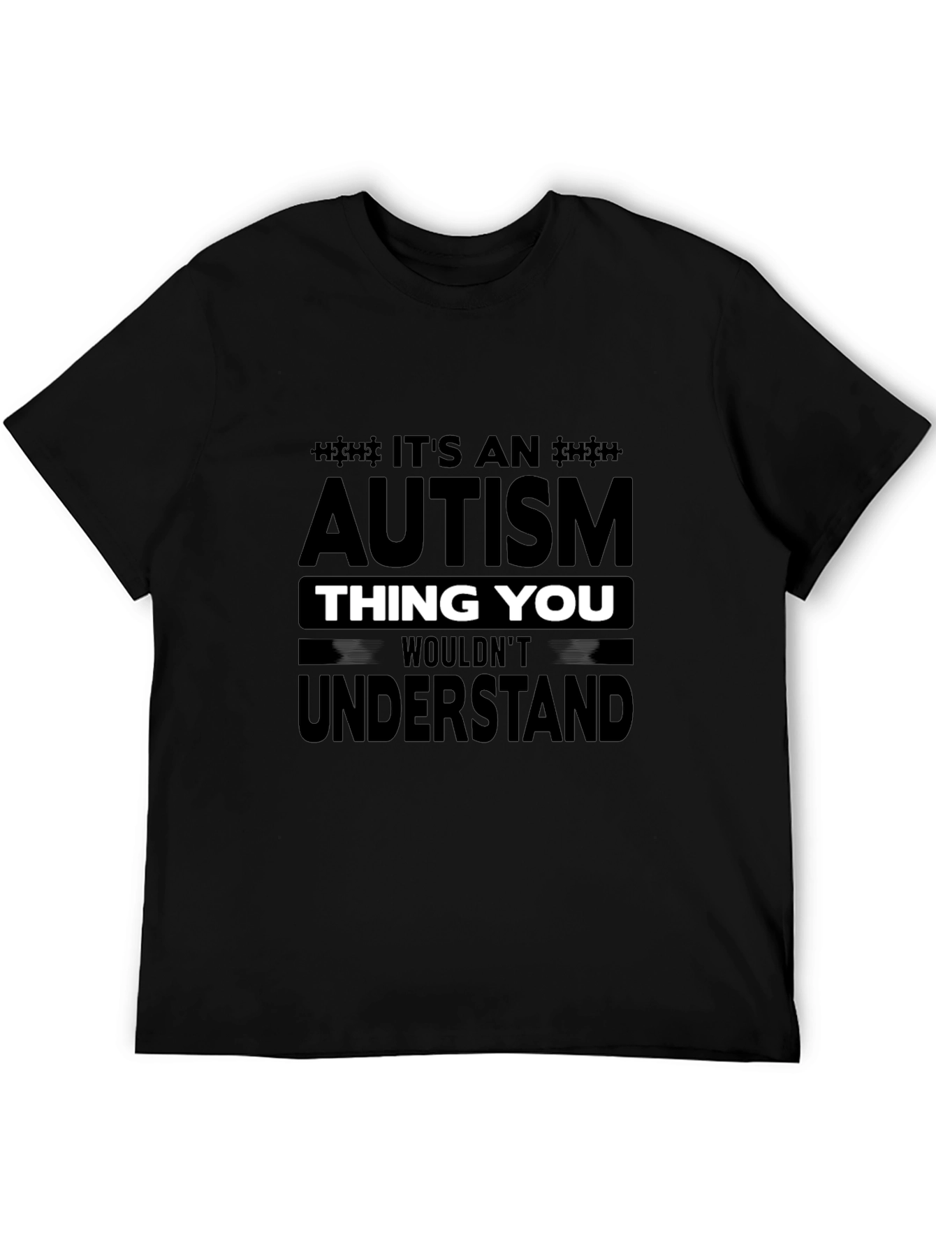 Autism Thing T-Shirt - Black