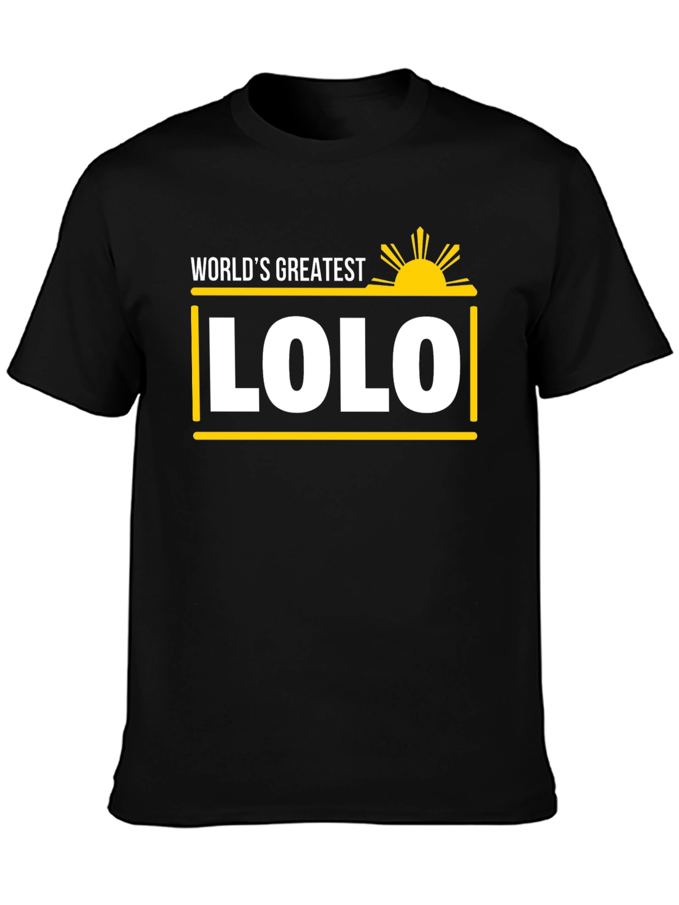 Worlds Greatest Lolo T-Shirt - Filipino Grandfather Tee