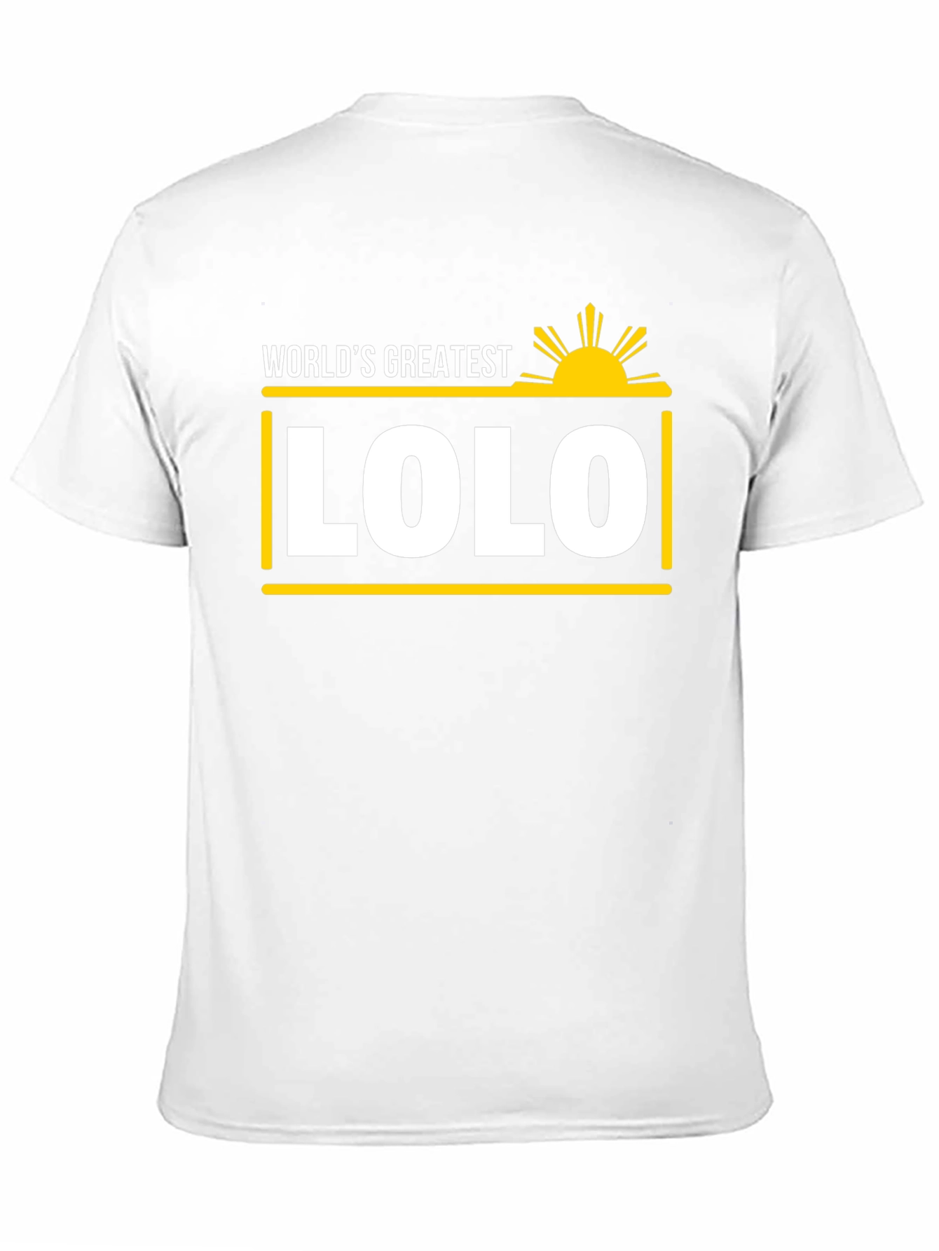 Worlds Greatest Lolo T-Shirt - Filipino Grandfather Tee