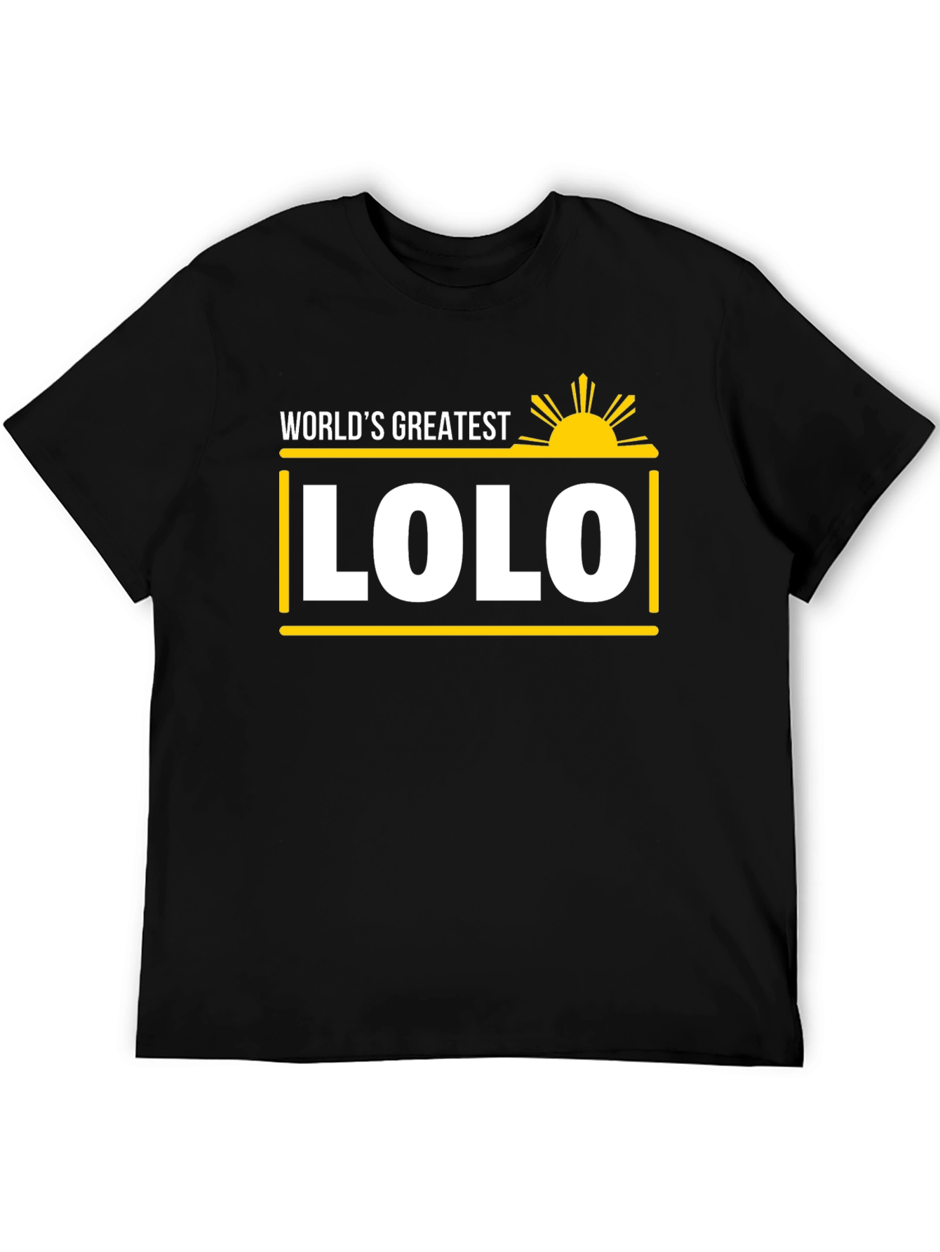 Worlds Greatest Lolo T-Shirt - Filipino Grandfather Tee