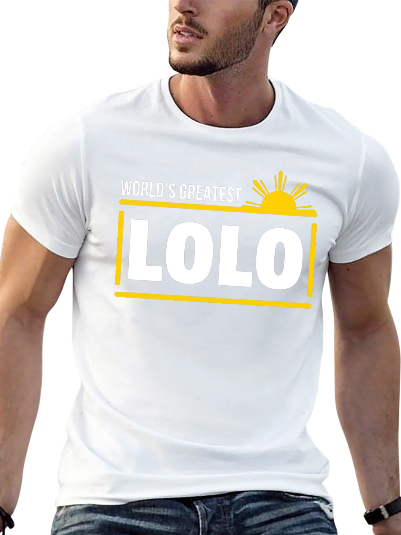 Worlds Greatest Lolo T-Shirt - Filipino Grandfather Tee