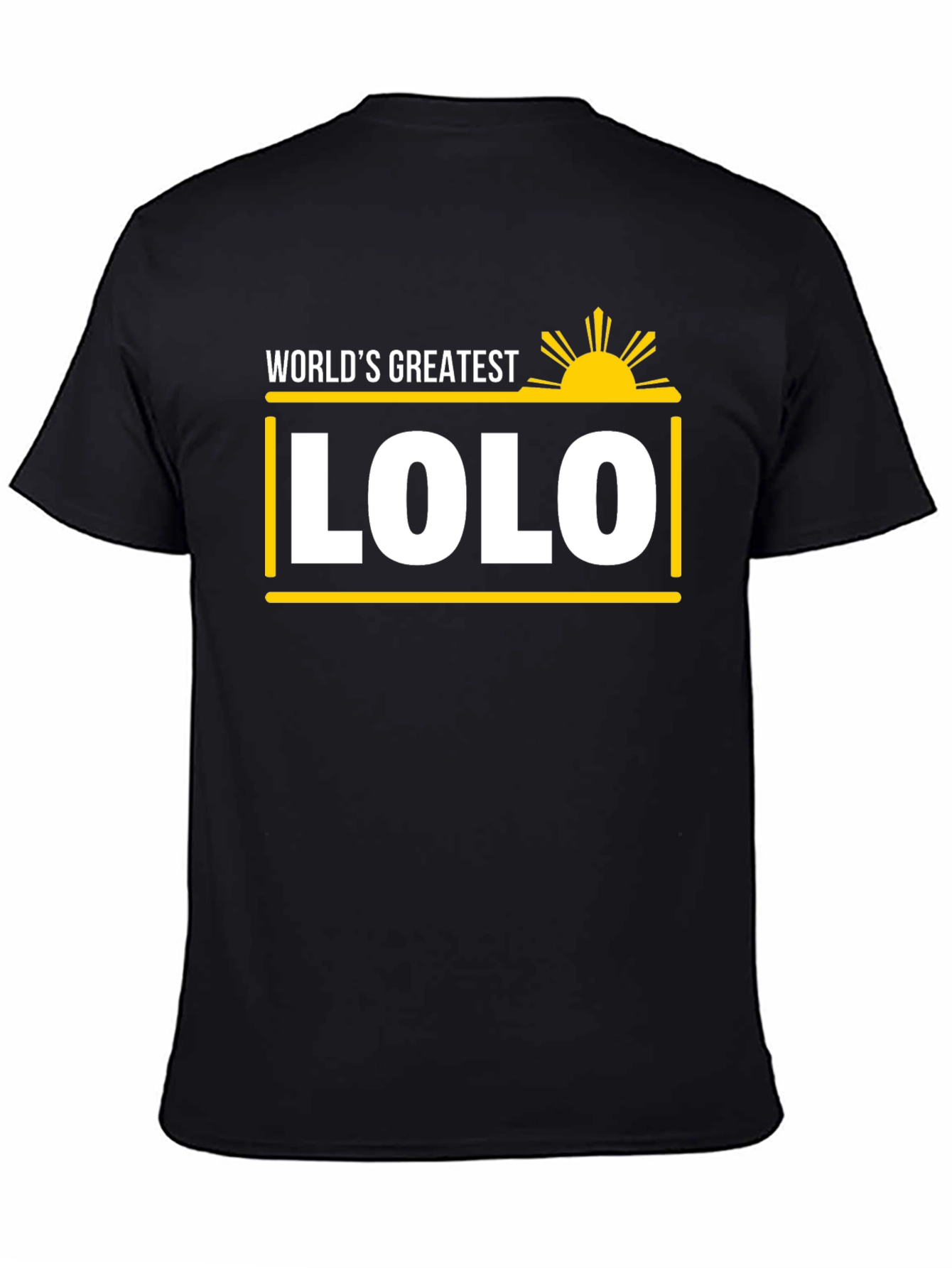 Worlds Greatest Lolo T-Shirt - Filipino Grandfather Tee