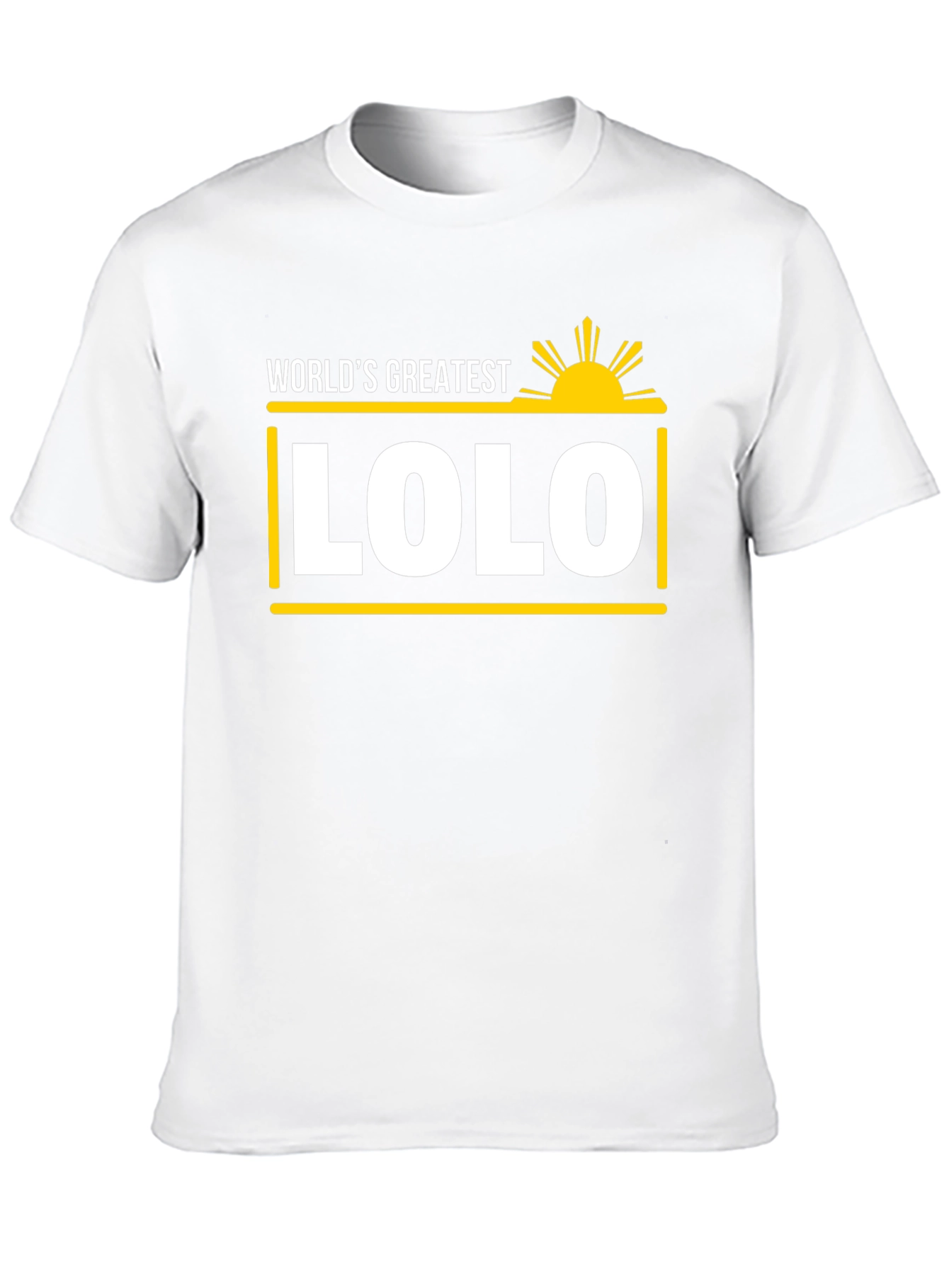 Worlds Greatest Lolo T-Shirt - Filipino Grandfather Tee