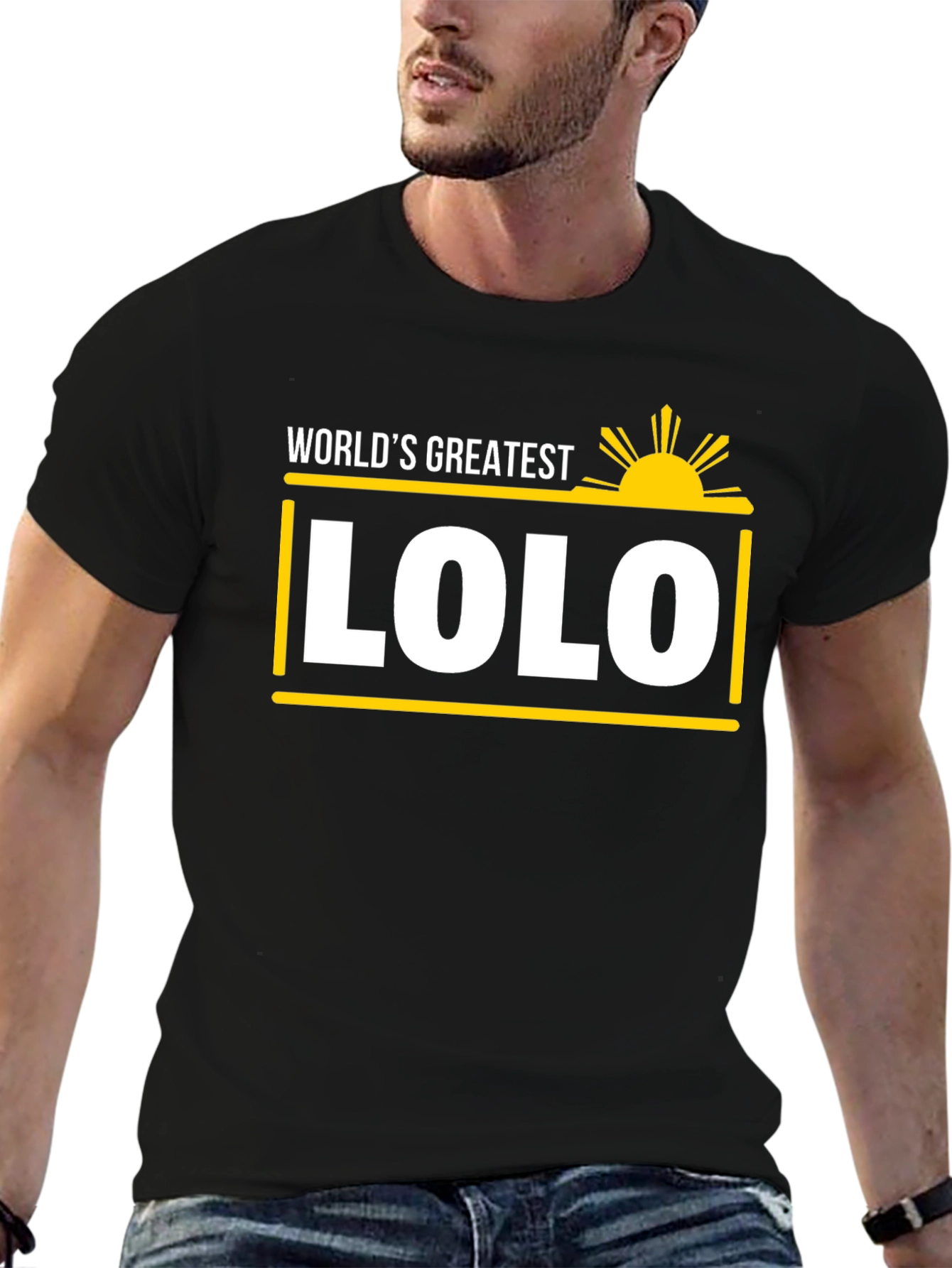 Worlds Greatest Lolo T-Shirt - Filipino Grandfather Tee