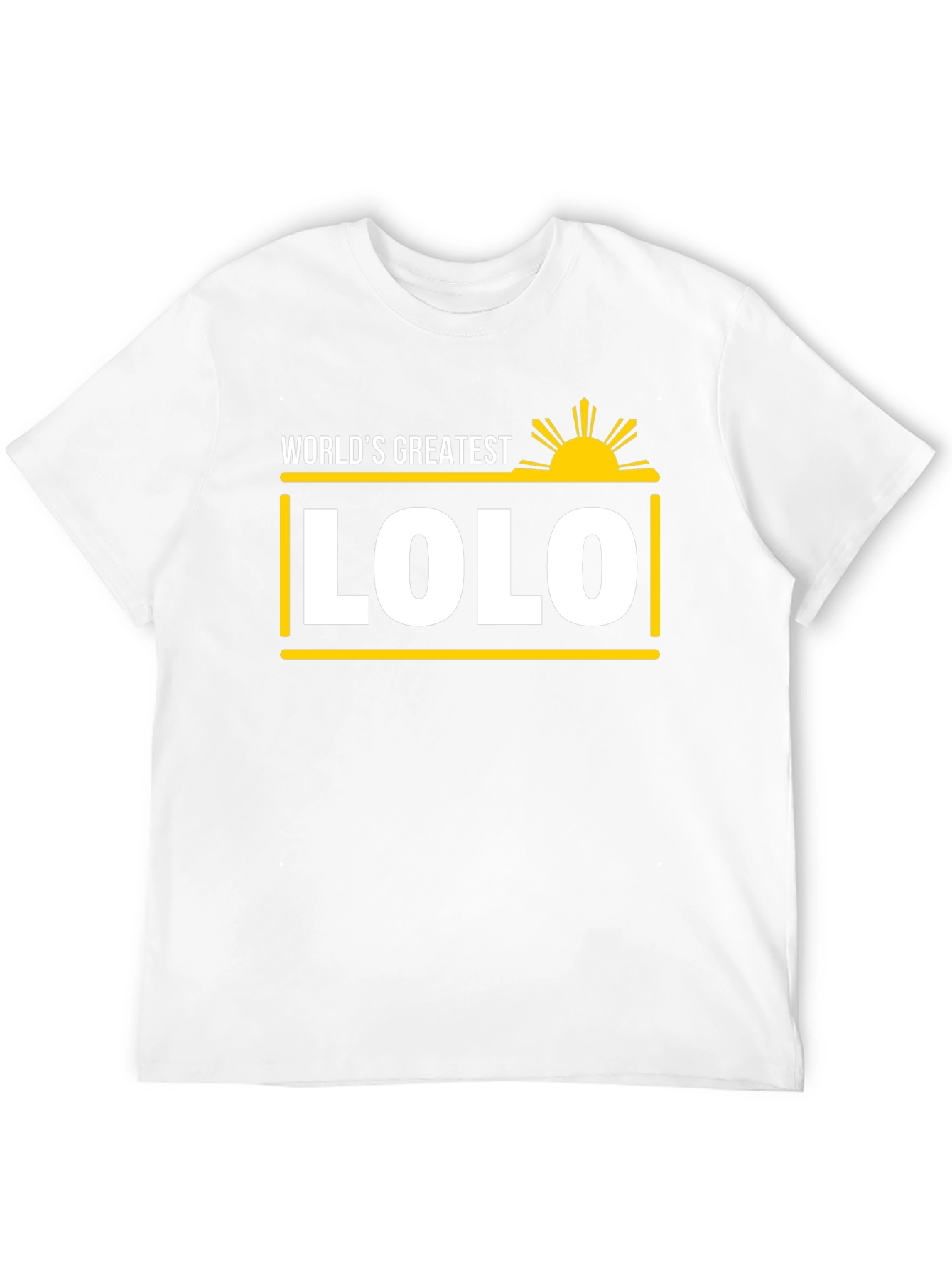 Worlds Greatest Lolo T-Shirt - Filipino Grandfather Tee