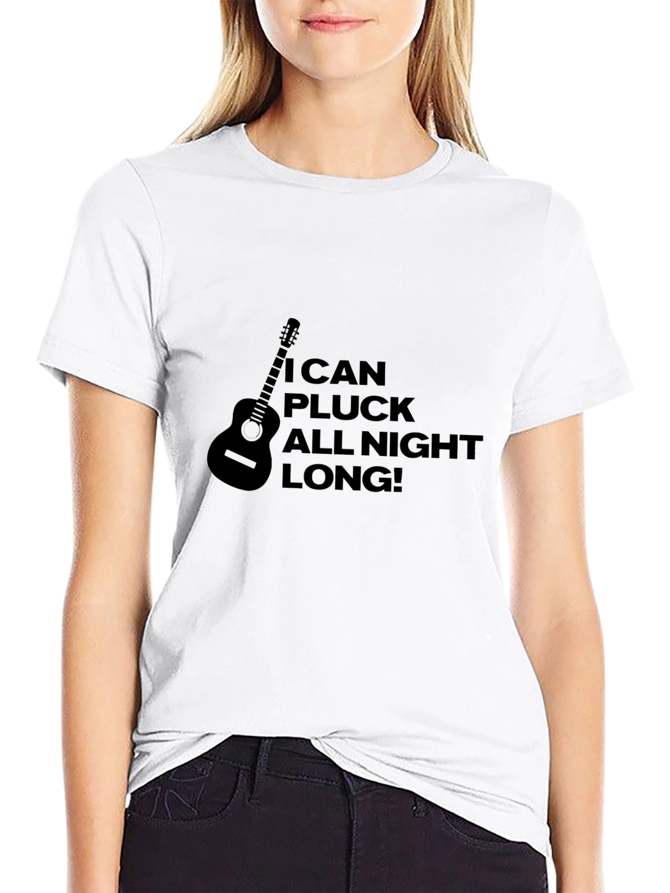 I Can Pluck All Night Long! Guitar T-Shirt