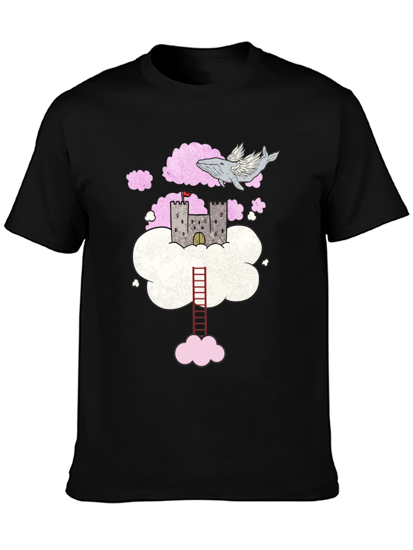 Dream Castle T-Shirt: Whale Wings and Ladder!