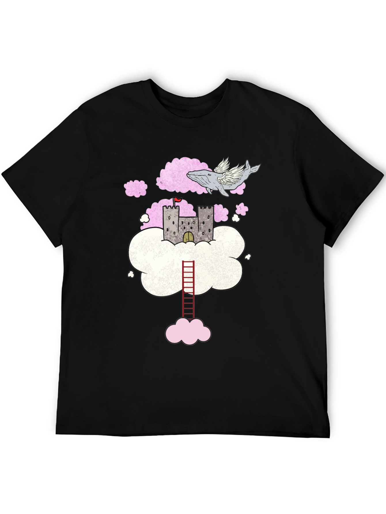 Dream Castle T-Shirt: Whale Wings and Ladder!