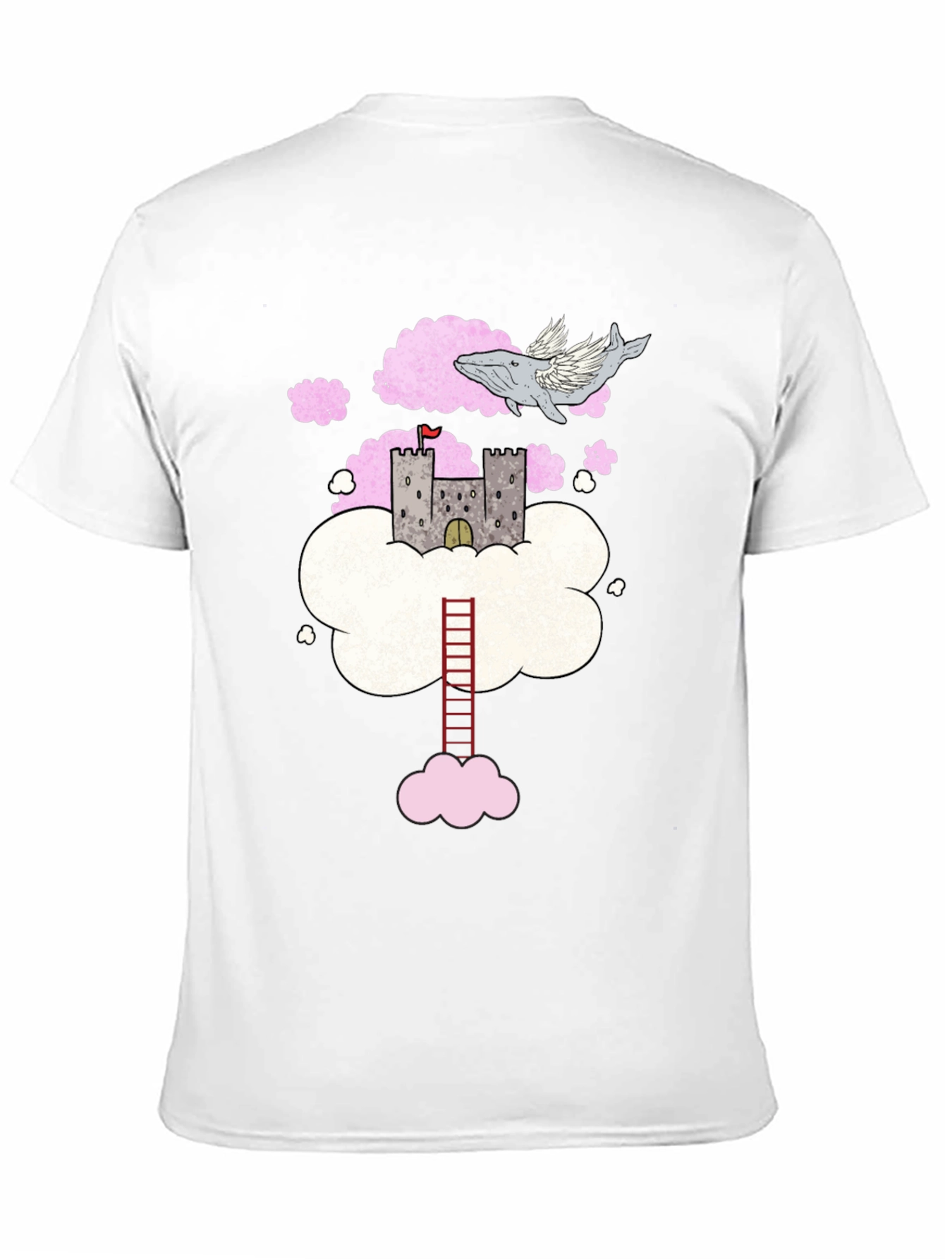 Dream Castle T-Shirt: Whale Wings and Ladder!
