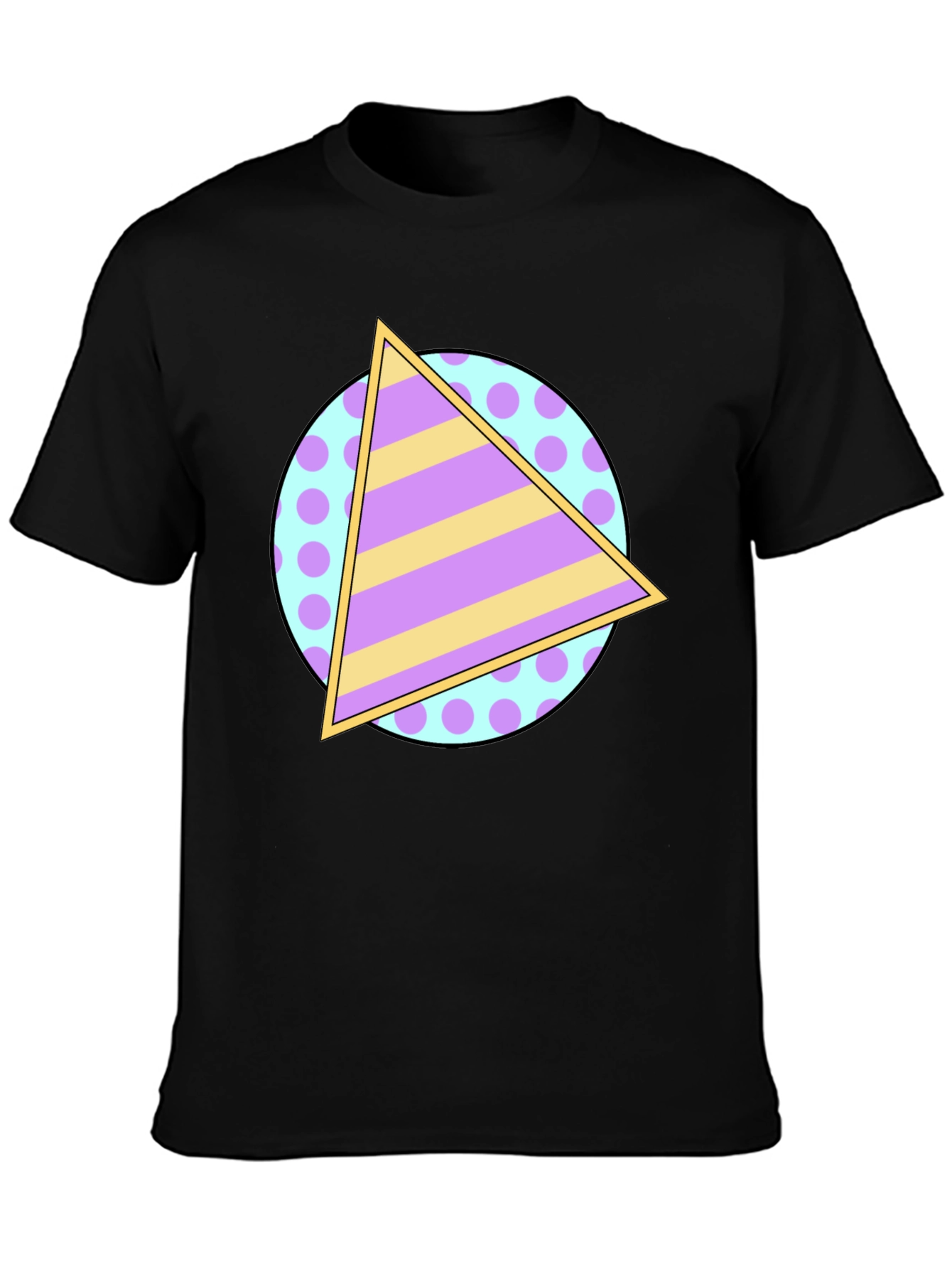 Retro Triangle Tee - 80s/90s Throwback