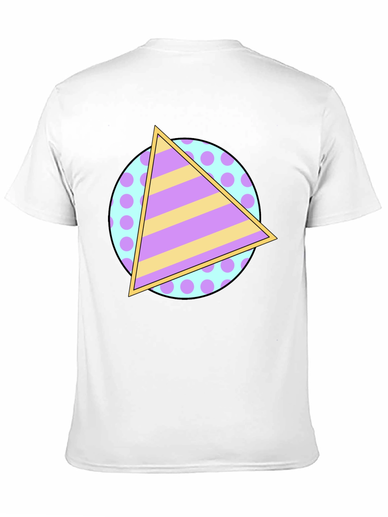 Retro Triangle Tee - 80s/90s Throwback
