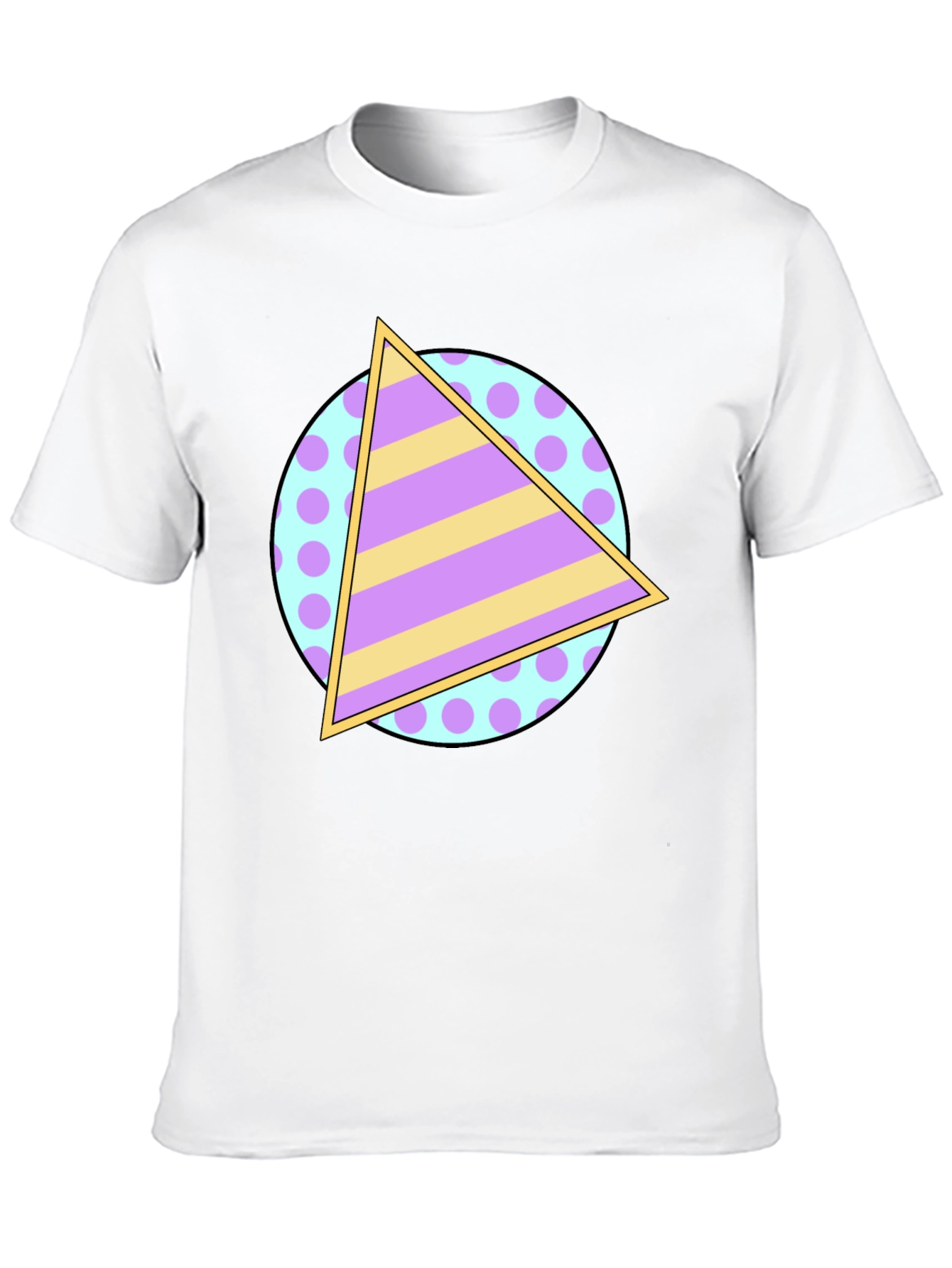 Retro Triangle Tee - 80s/90s Throwback