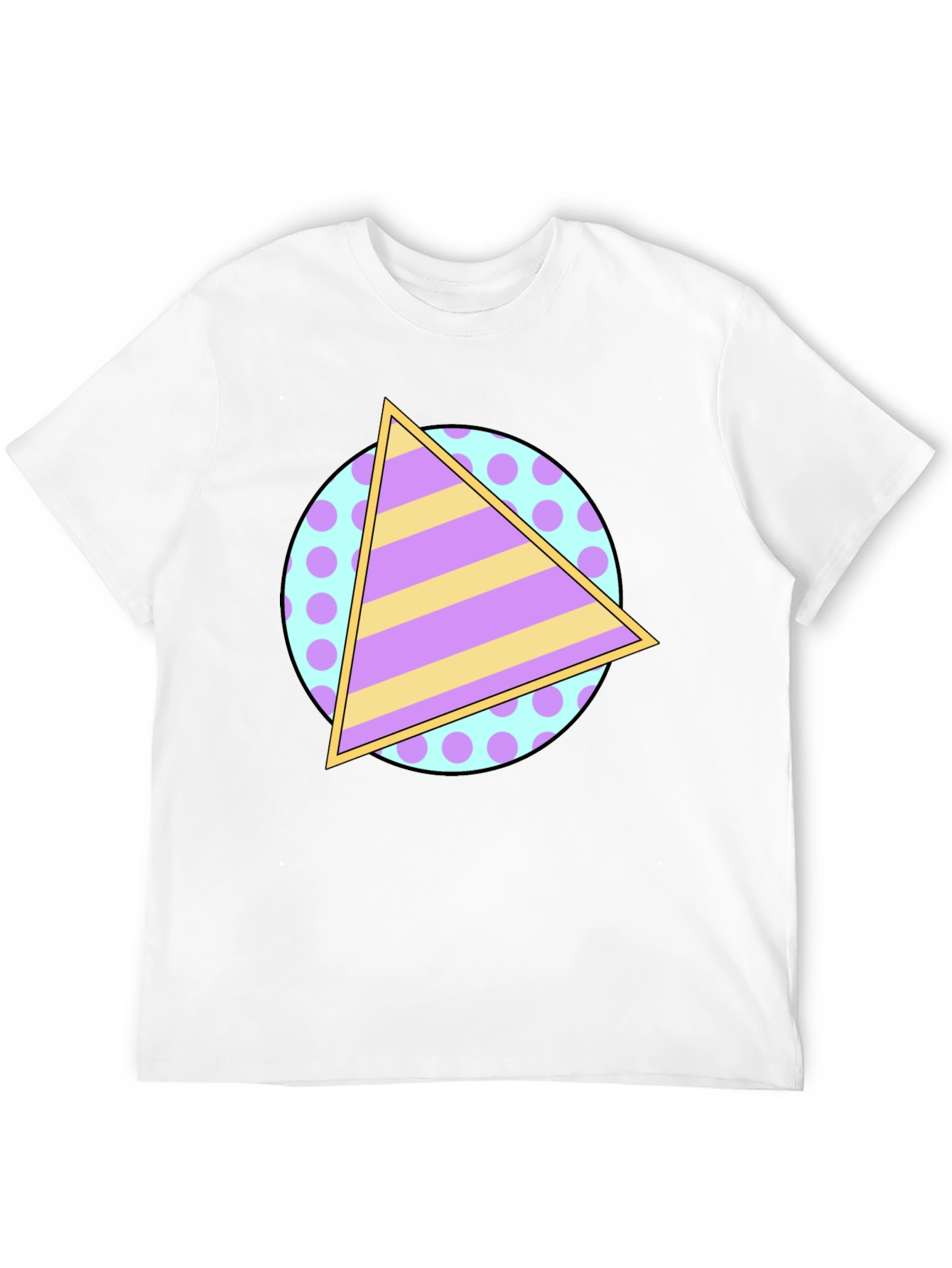 Retro Triangle Tee - 80s/90s Throwback