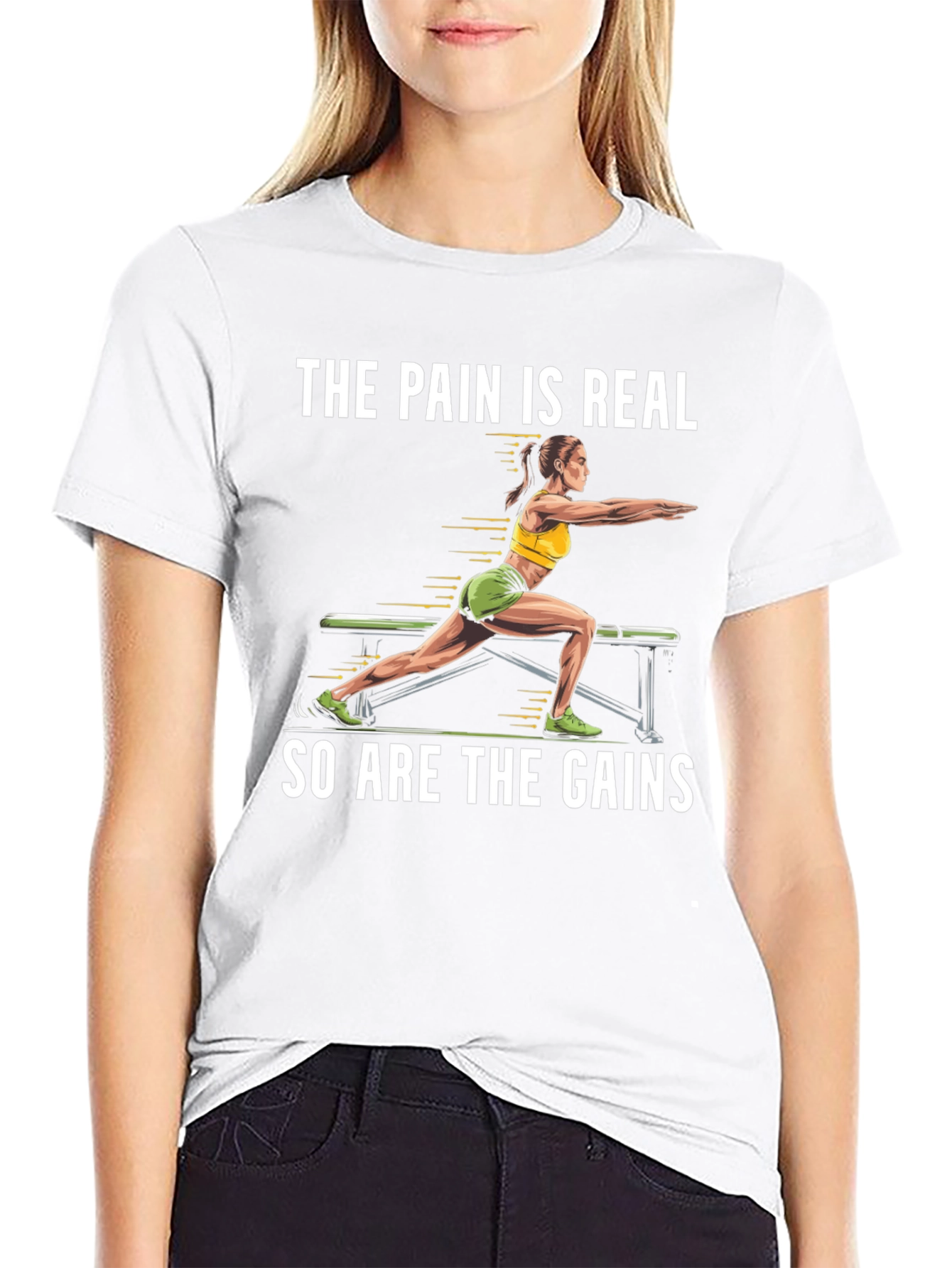 The Pain is Real Gym Workout T-Shirt