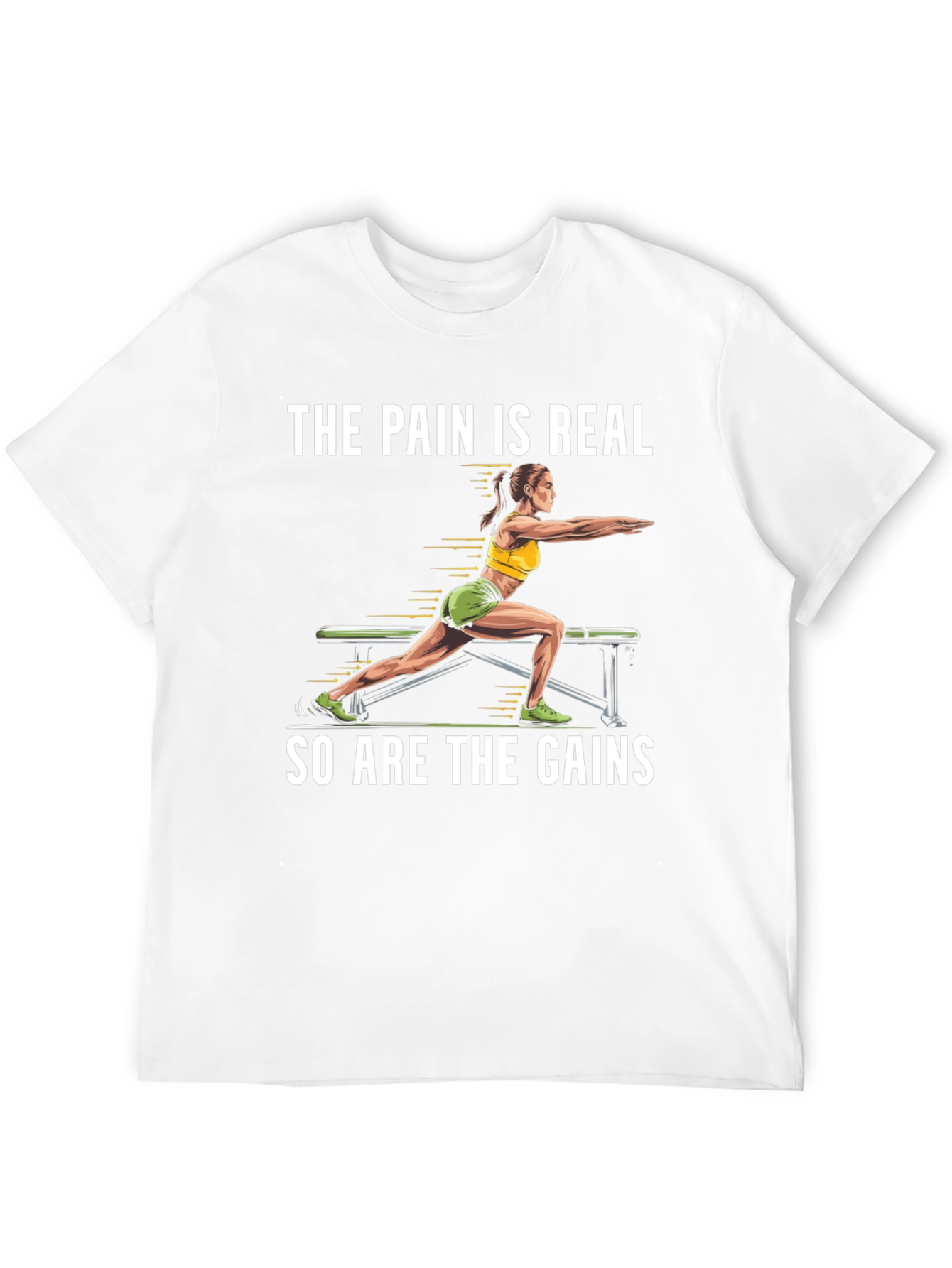 The Pain is Real Gym Workout T-Shirt