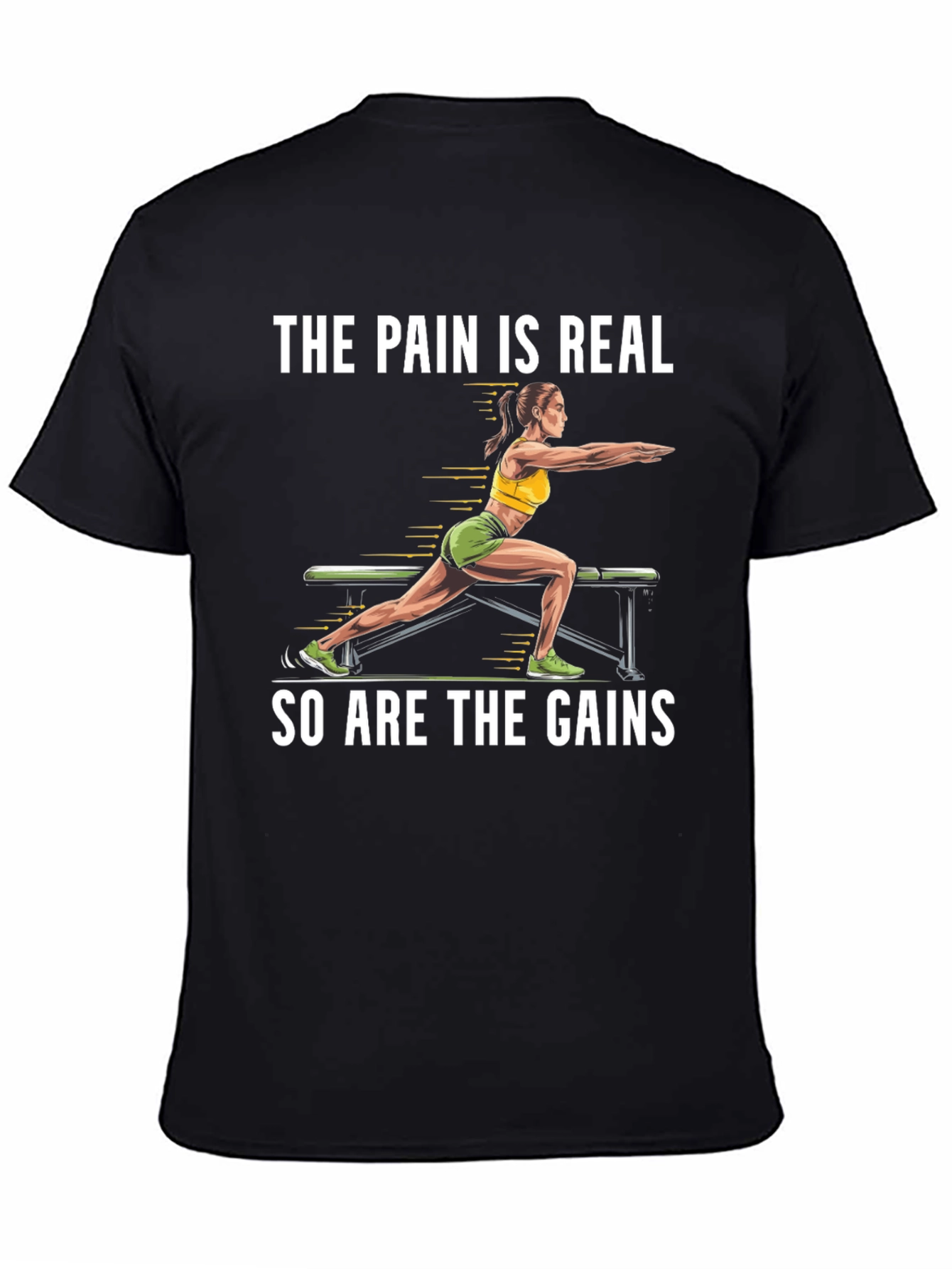 The Pain is Real Gym Workout T-Shirt