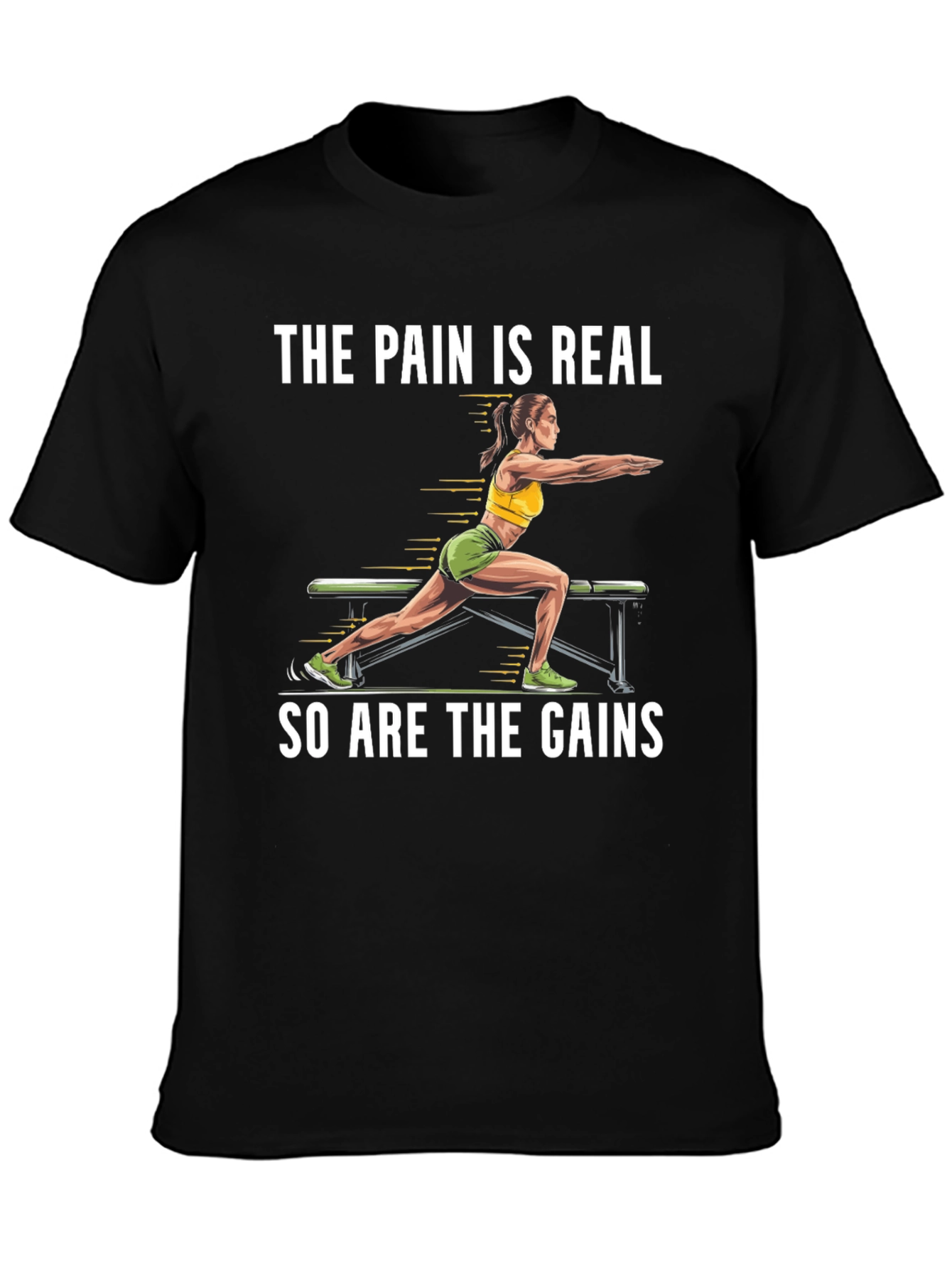 The Pain is Real Gym Workout T-Shirt