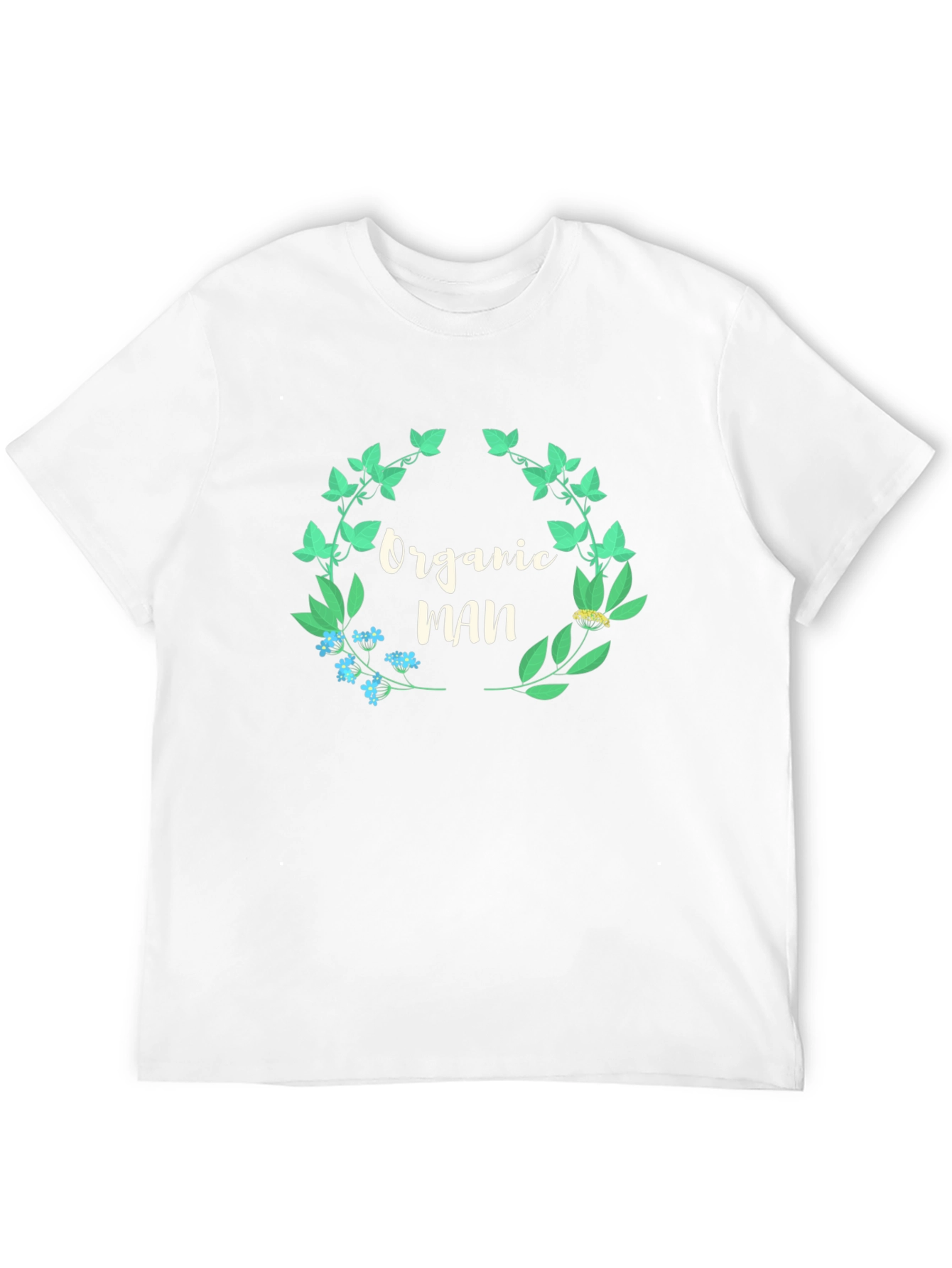 Organic Man T-Shirt - Natural Style