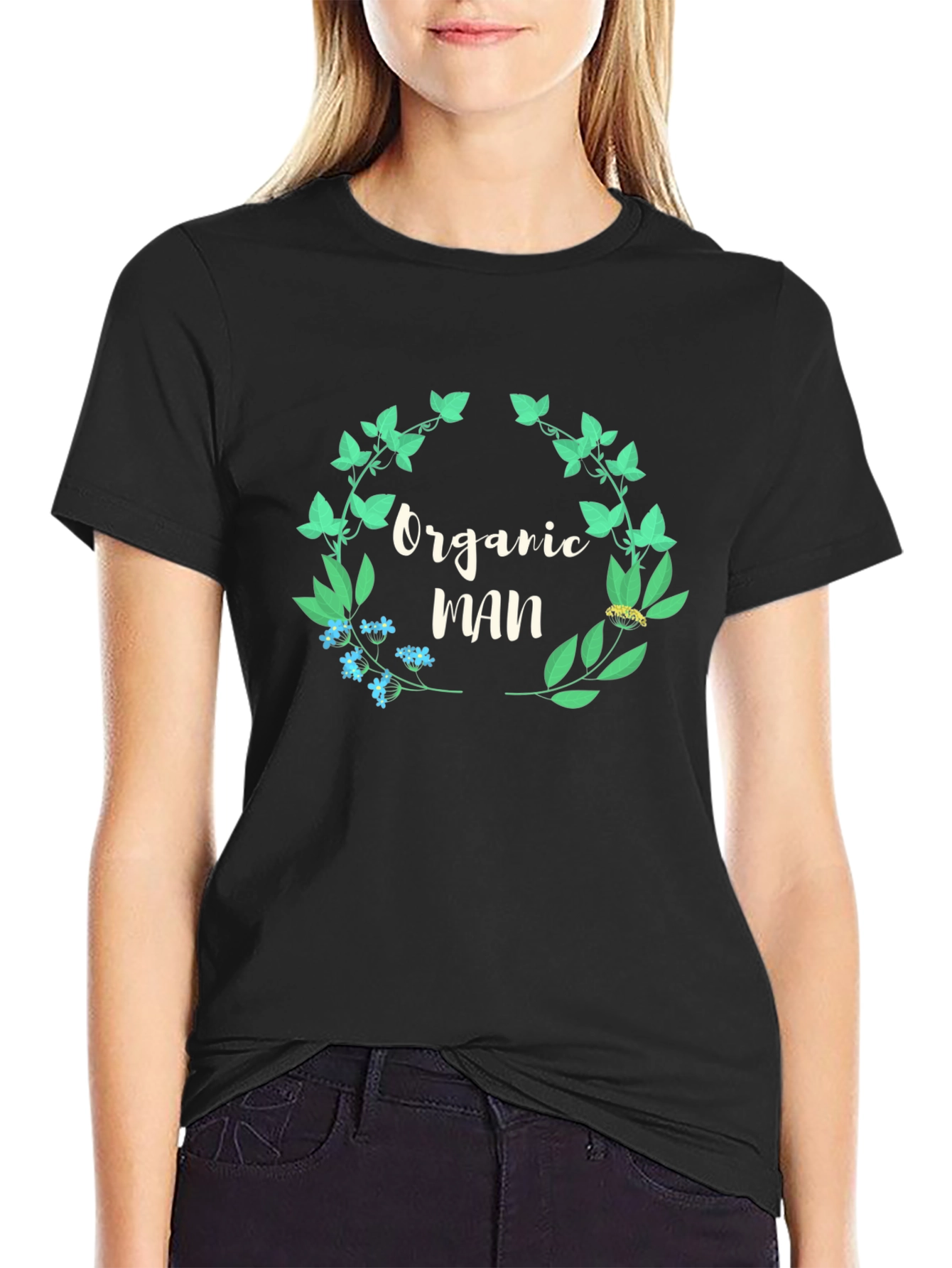 Organic Man T-Shirt - Natural Style