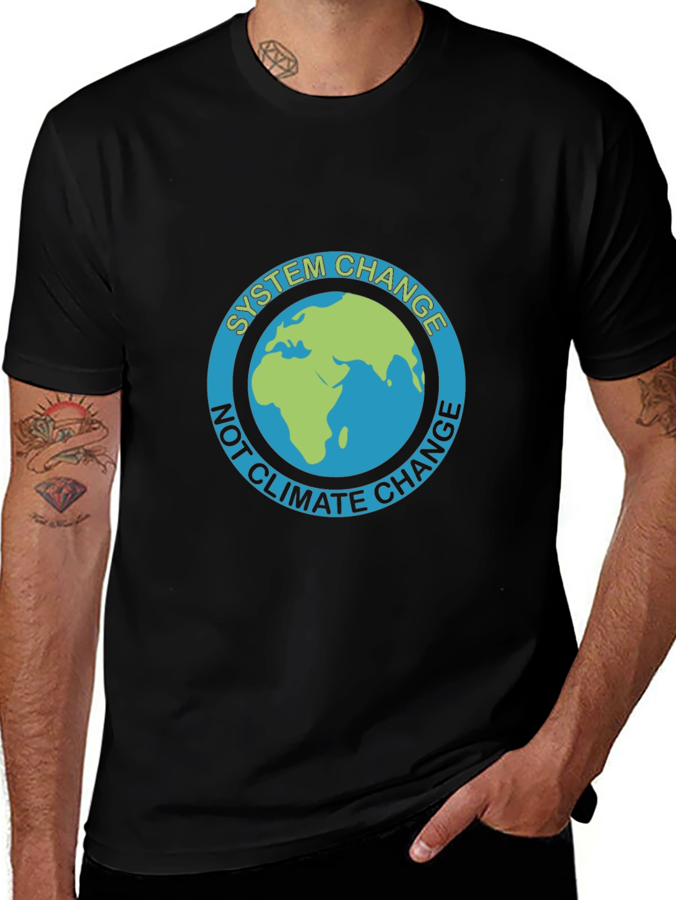System Change T-Shirt - Climate Change Awareness