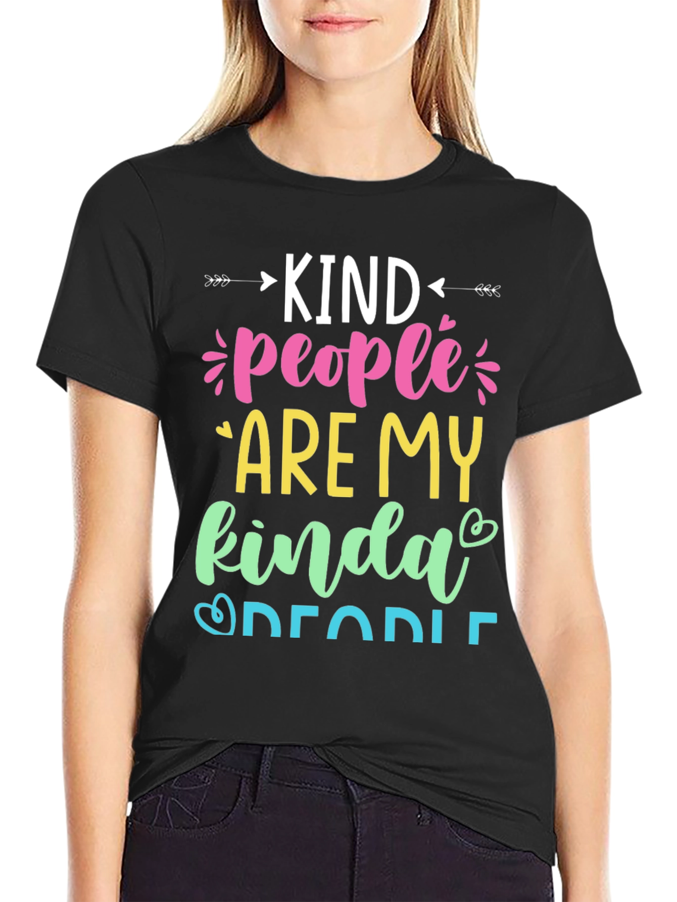 Kind People Graphic T-Shirt - Stylish & Comfortable