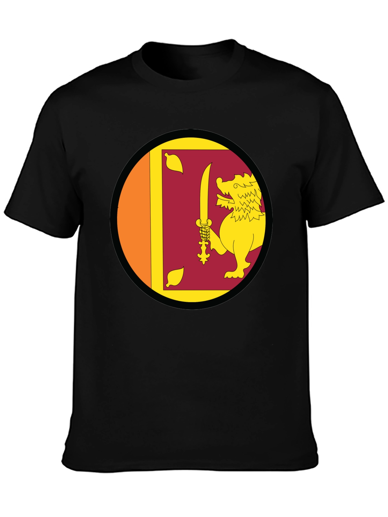 Sri Lanka Flag Lion T-Shirt