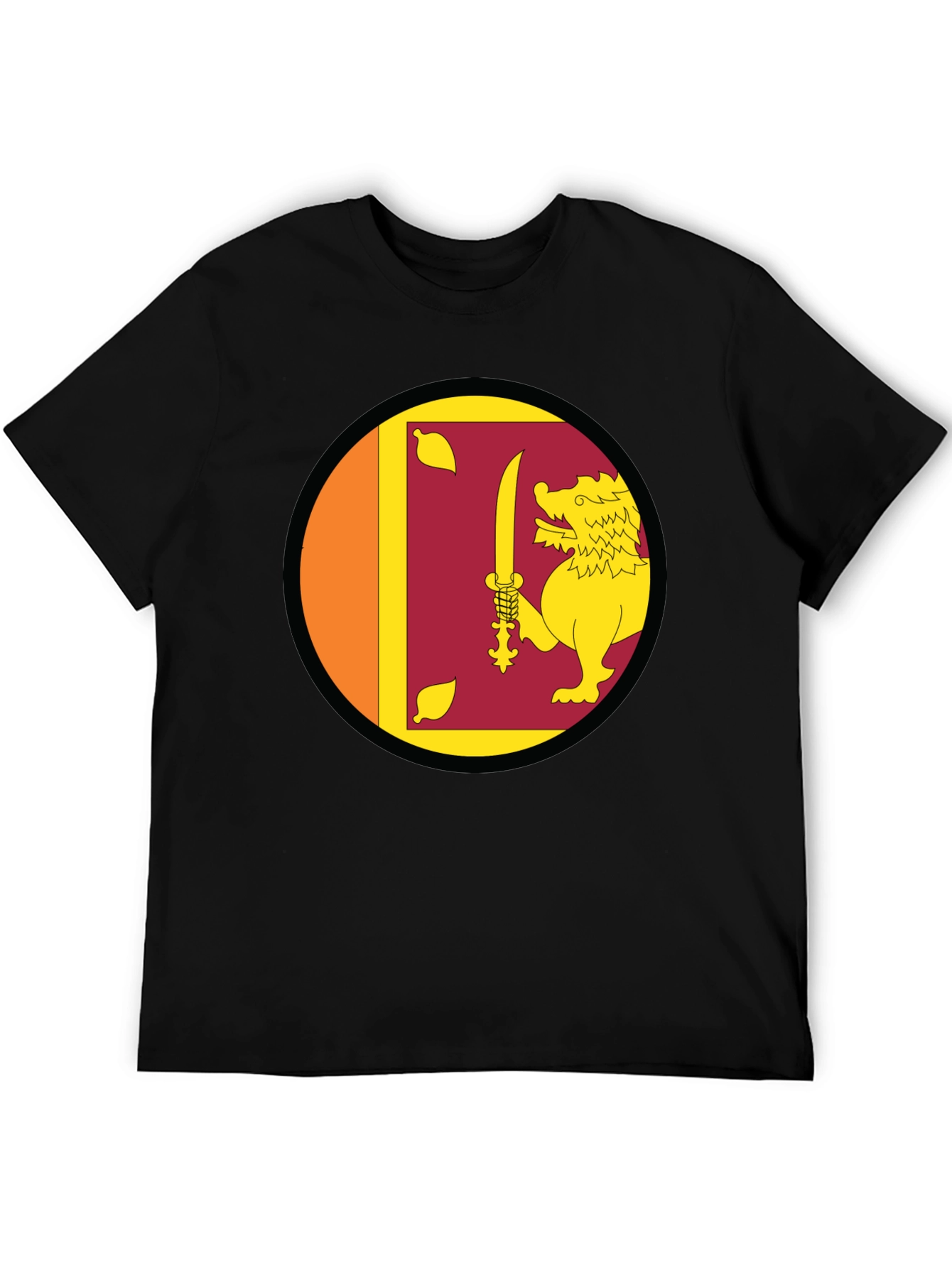 Sri Lanka Flag Lion T-Shirt