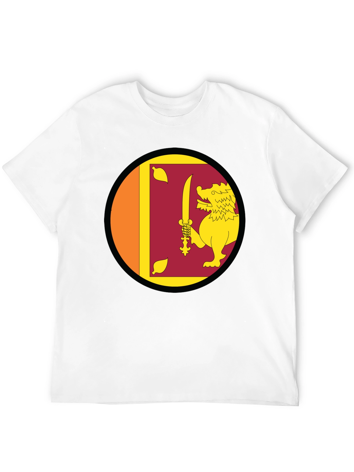 Sri Lanka Flag Lion T-Shirt