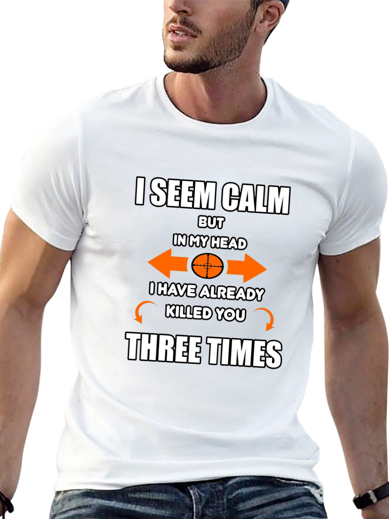 I Seem Calm Mens T-Shirt