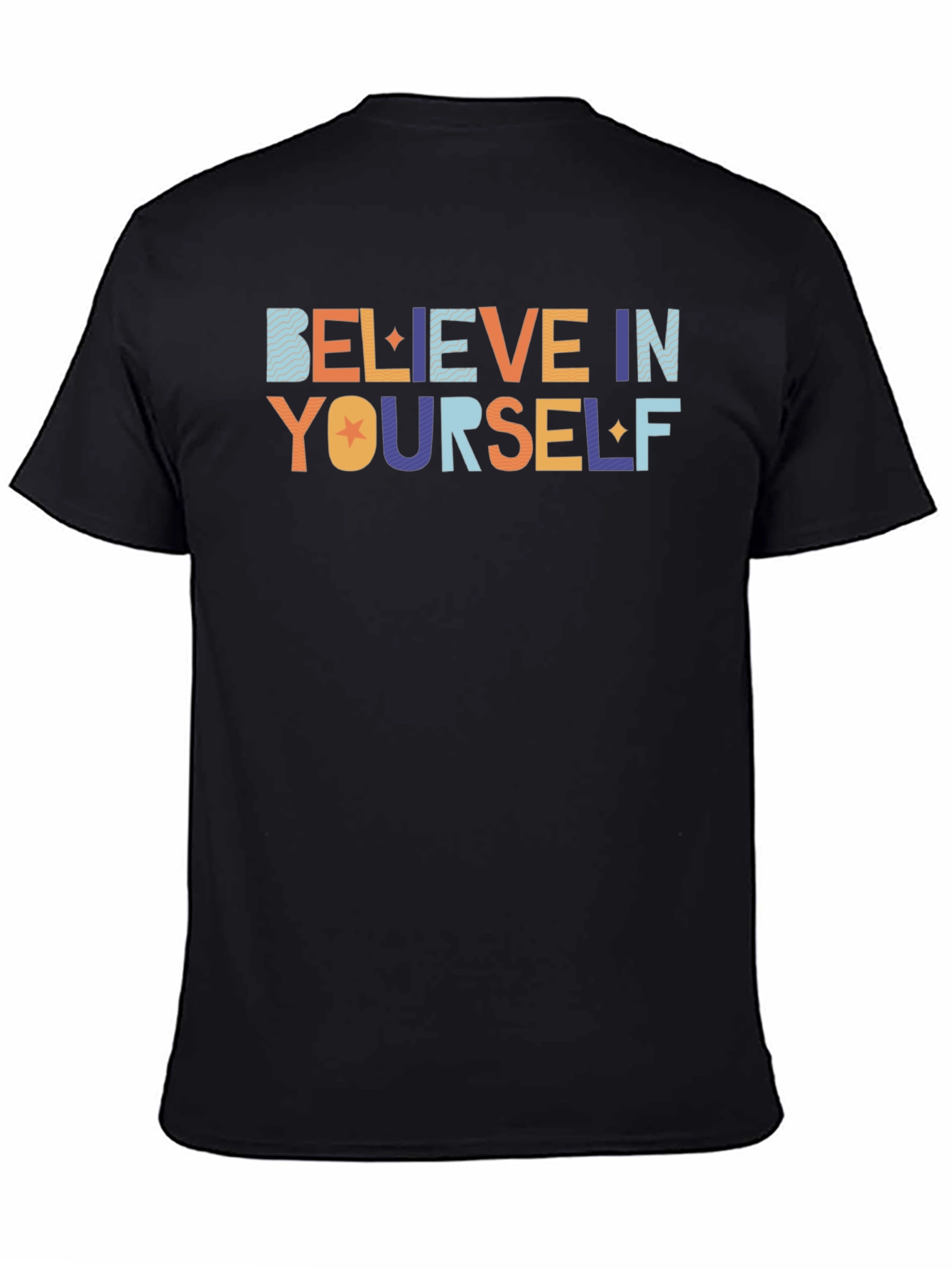 Believe in Yourself Graphic Tee - Black