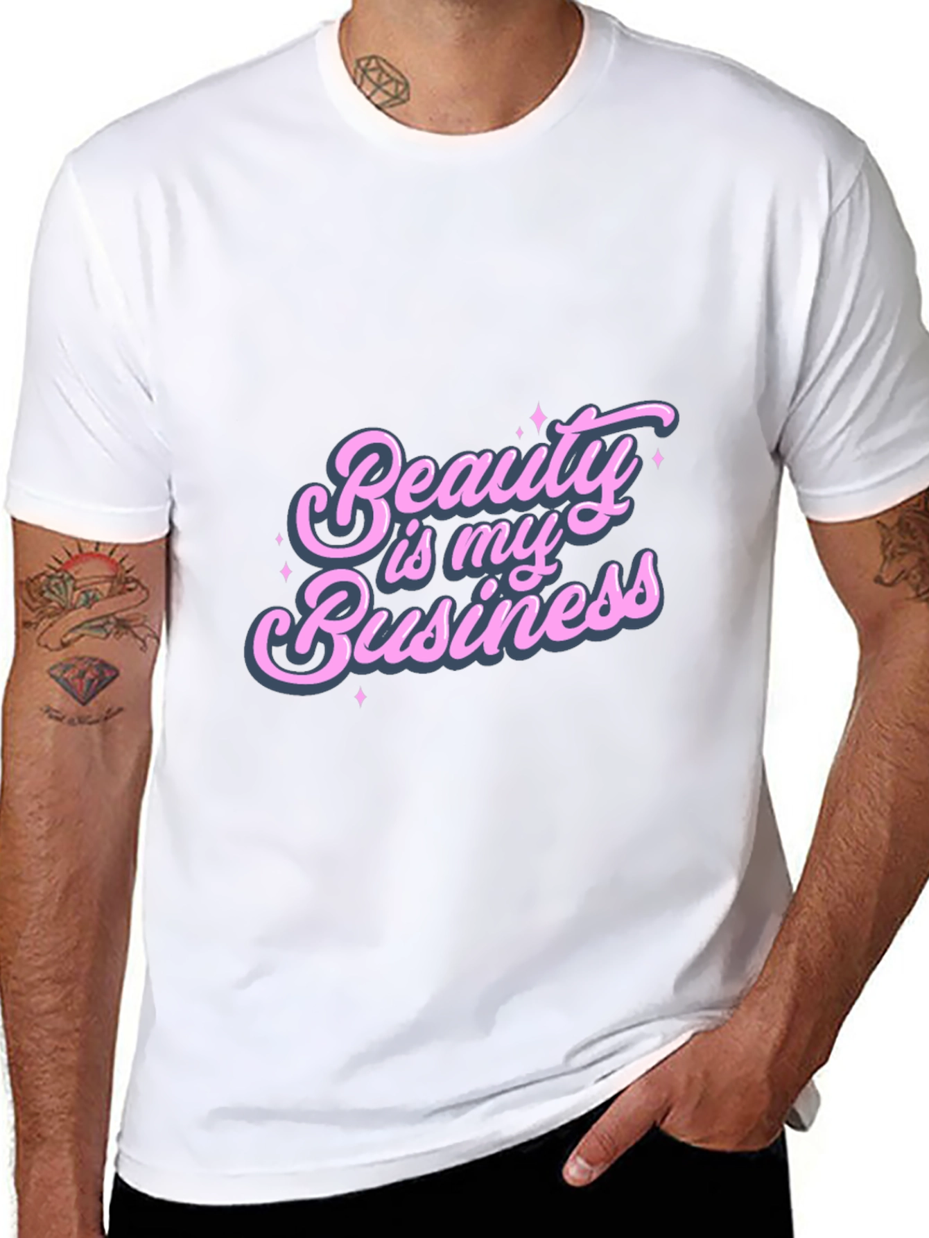 Beauty is My Business Black Graphic Tee