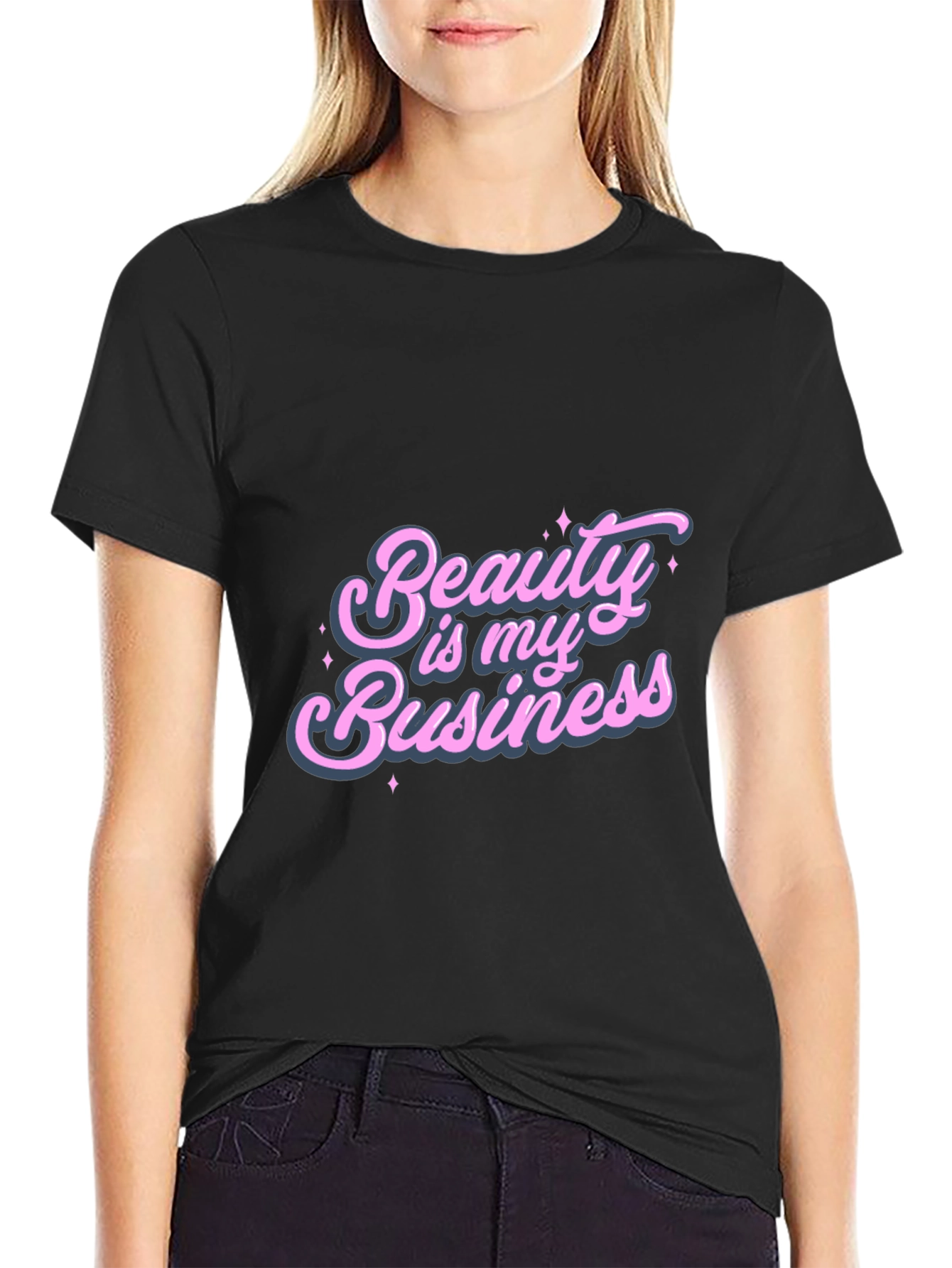 Beauty is My Business Black Graphic Tee