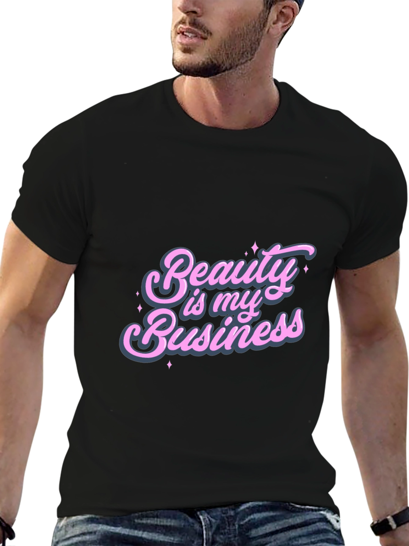Beauty is My Business Black Graphic Tee