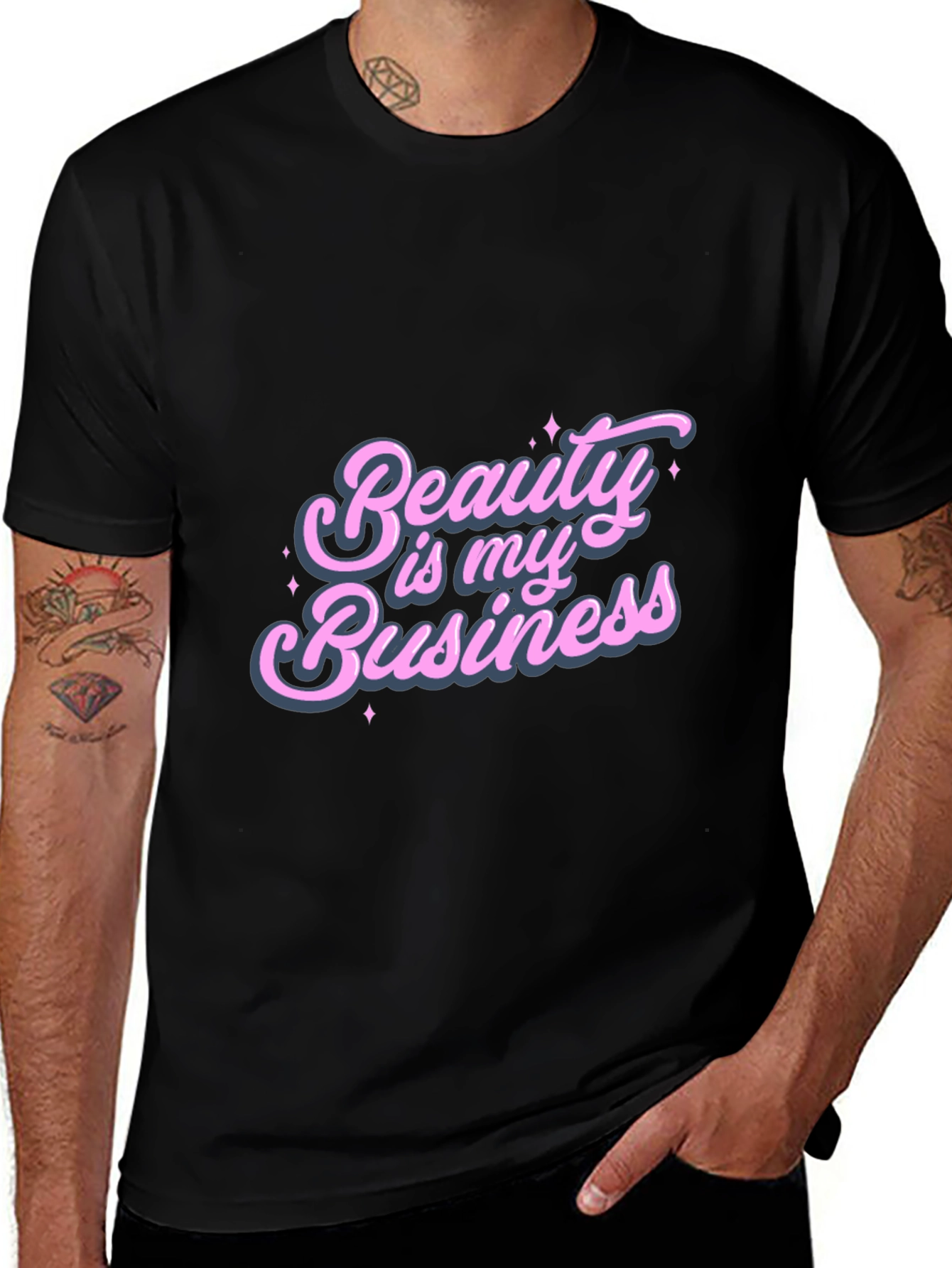 Beauty is My Business Black Graphic Tee