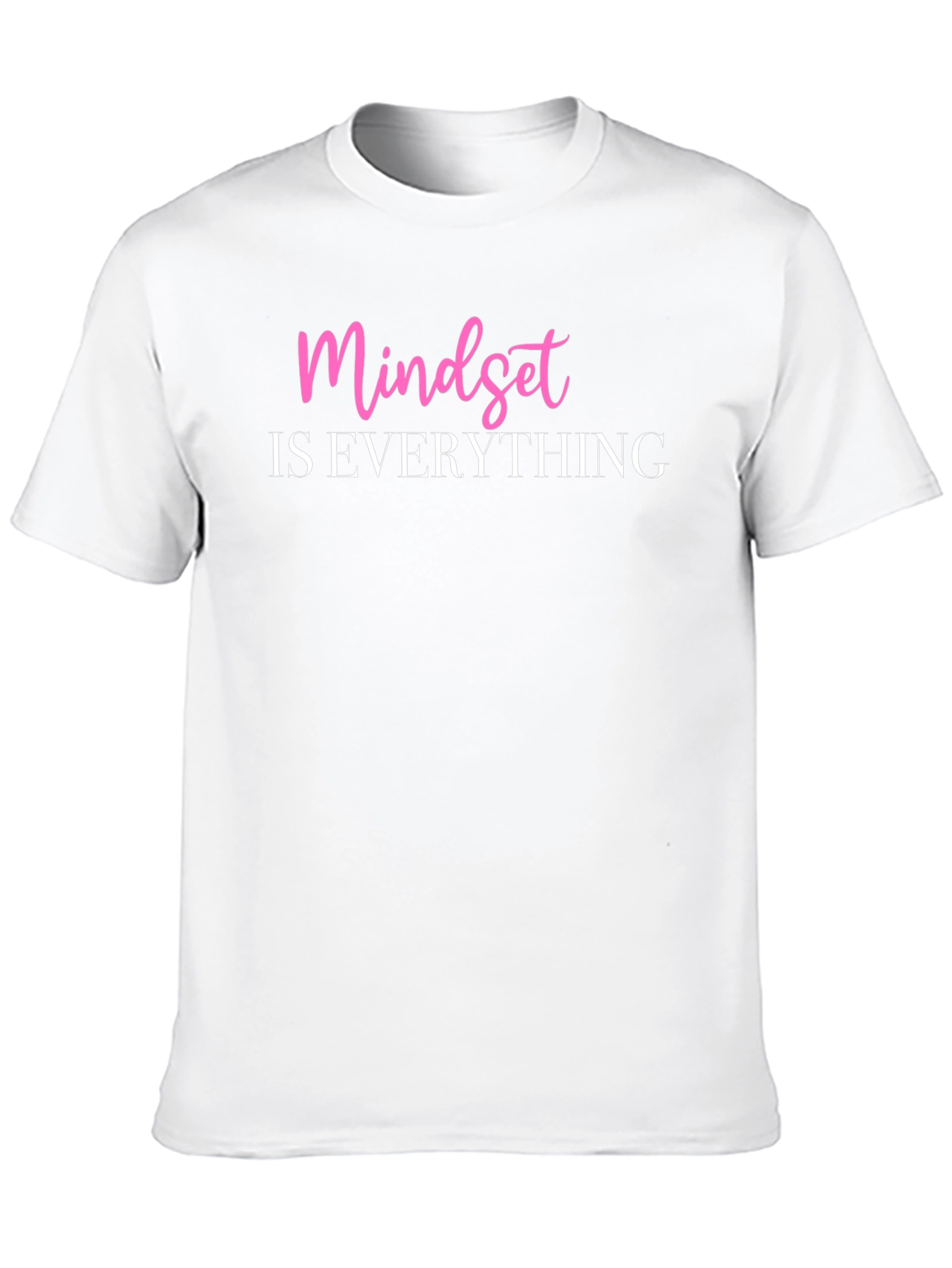 Mindset Is Everything Black Graphic Tee