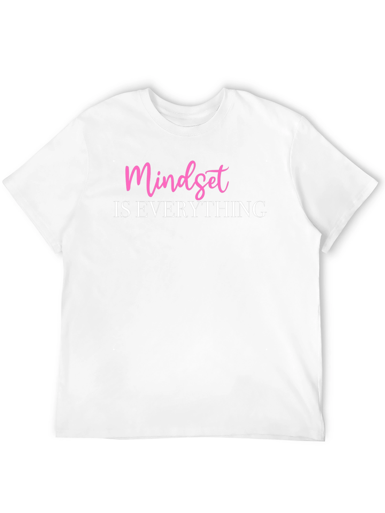 Mindset Is Everything Black Graphic Tee