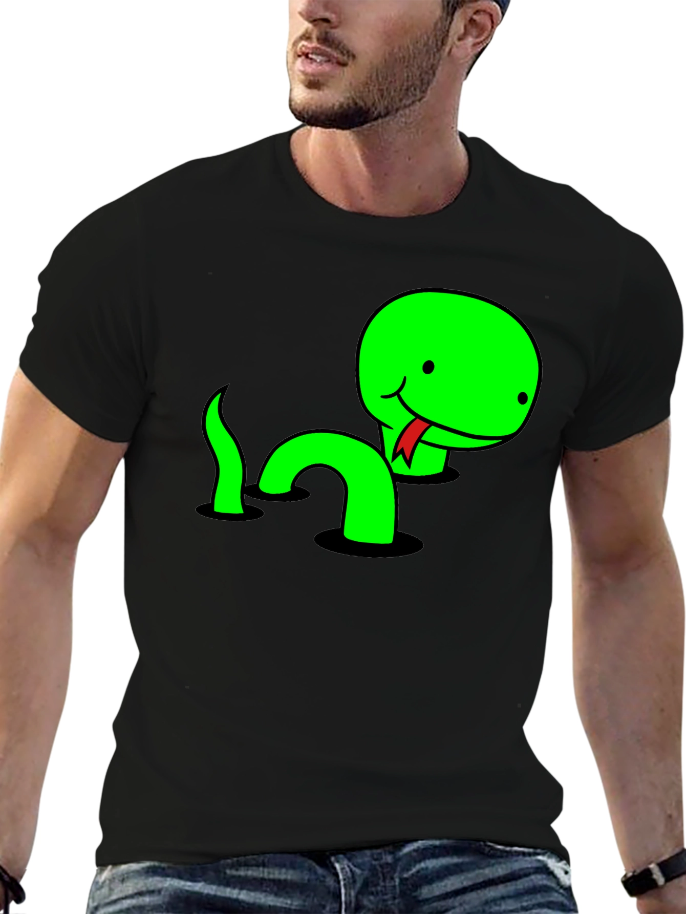 Funny Snake T-Shirt - Cute Cartoon Reptile Tee