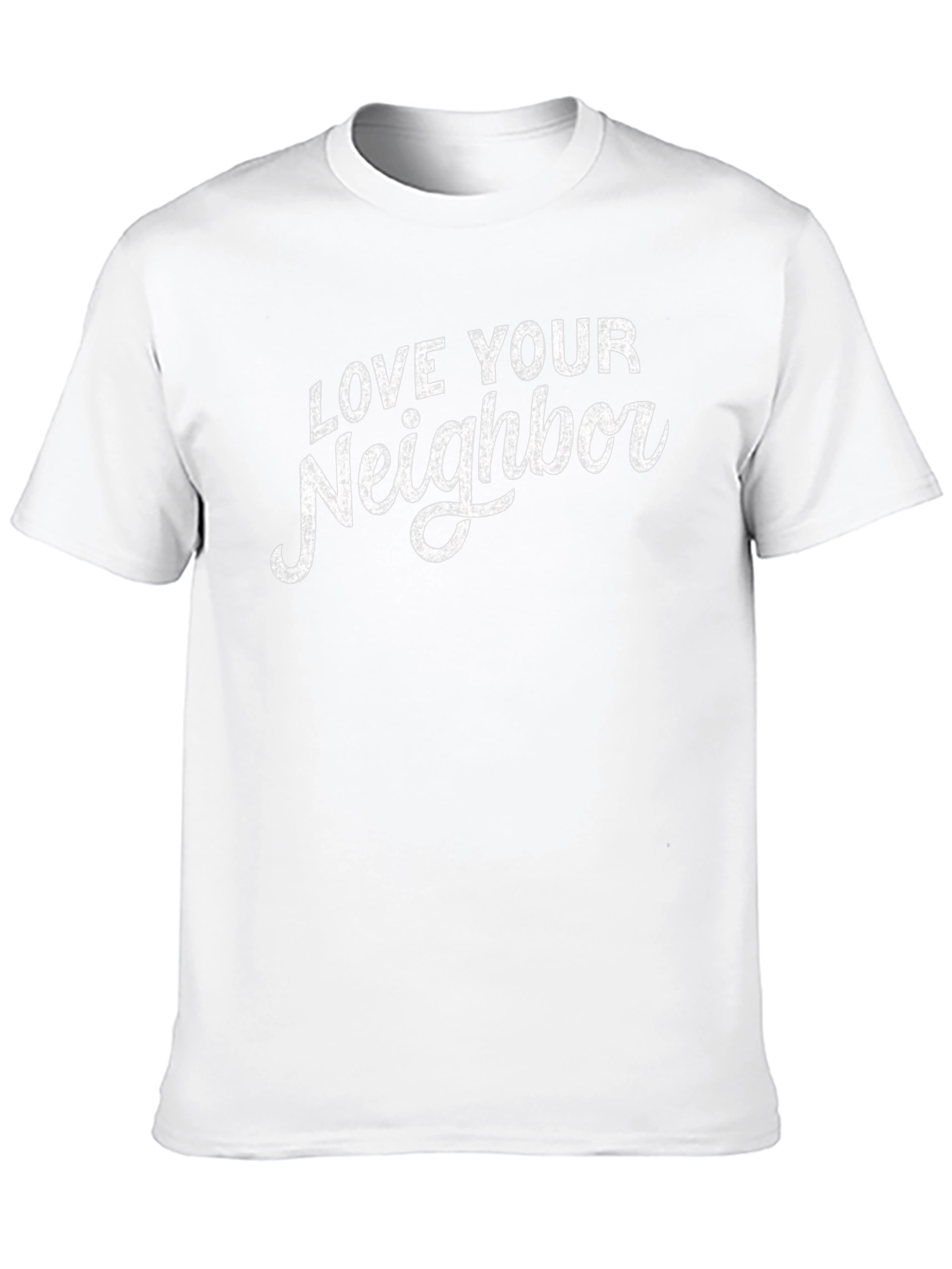 Love Your Neighbor Black Graphic T-Shirt