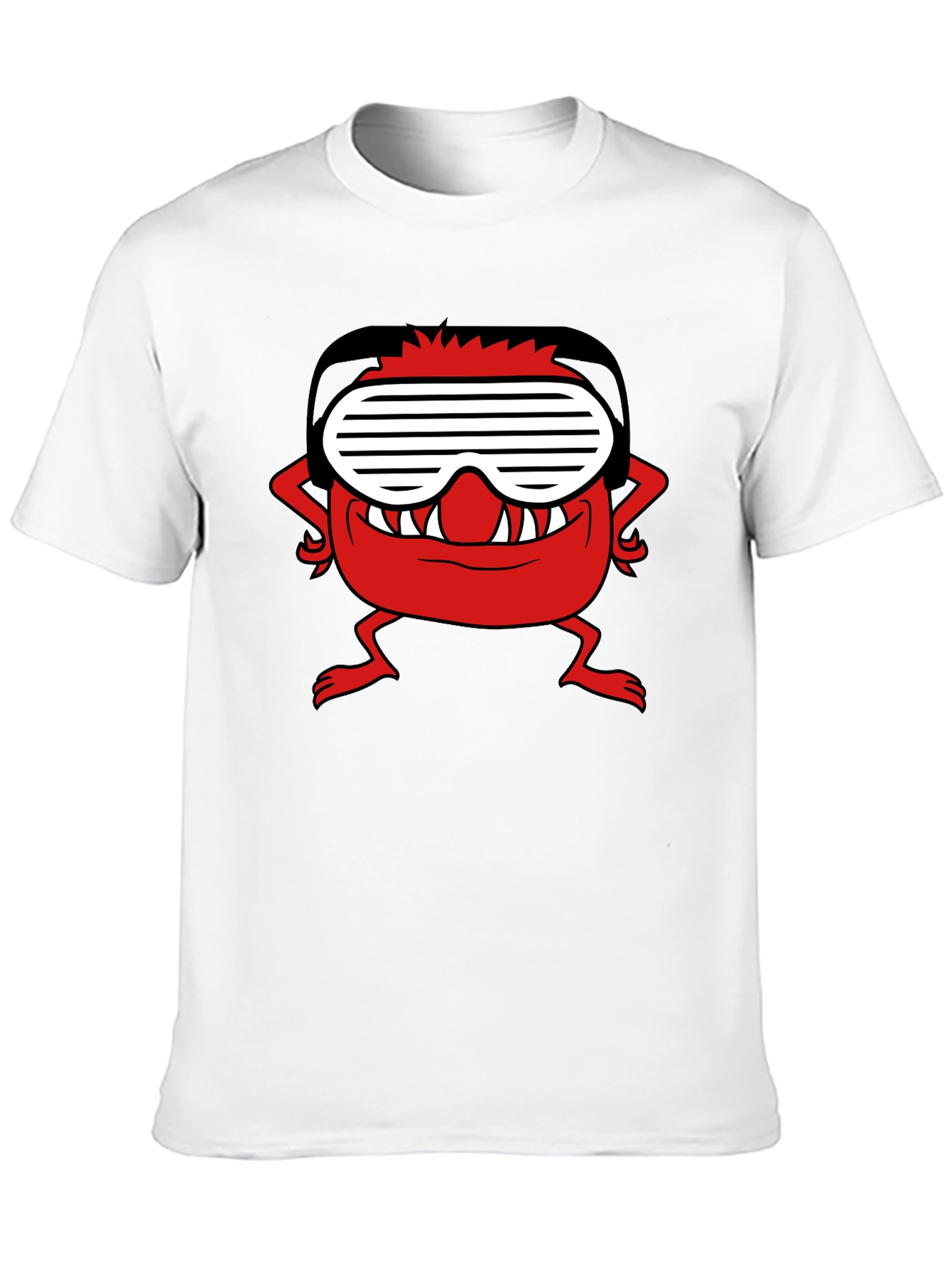 Red Monster Black Tee