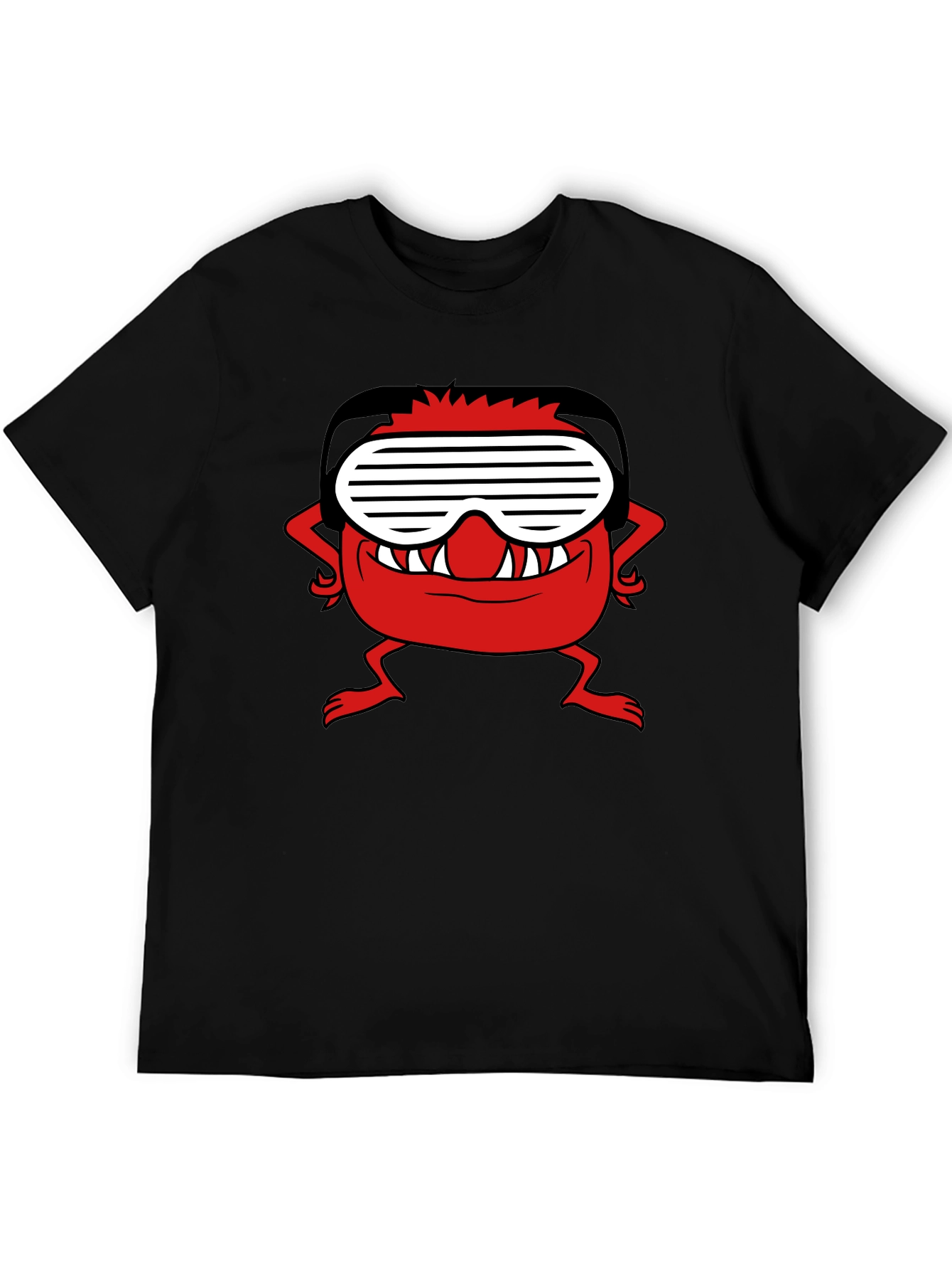 Red Monster Black Tee