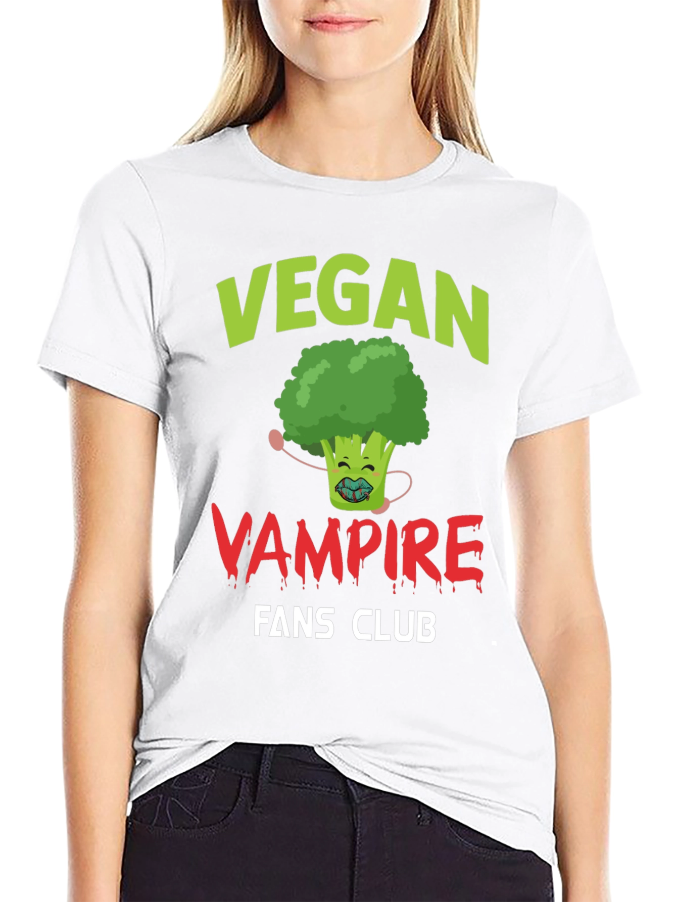 Vegan Vampire Fans Club Graphic Tee