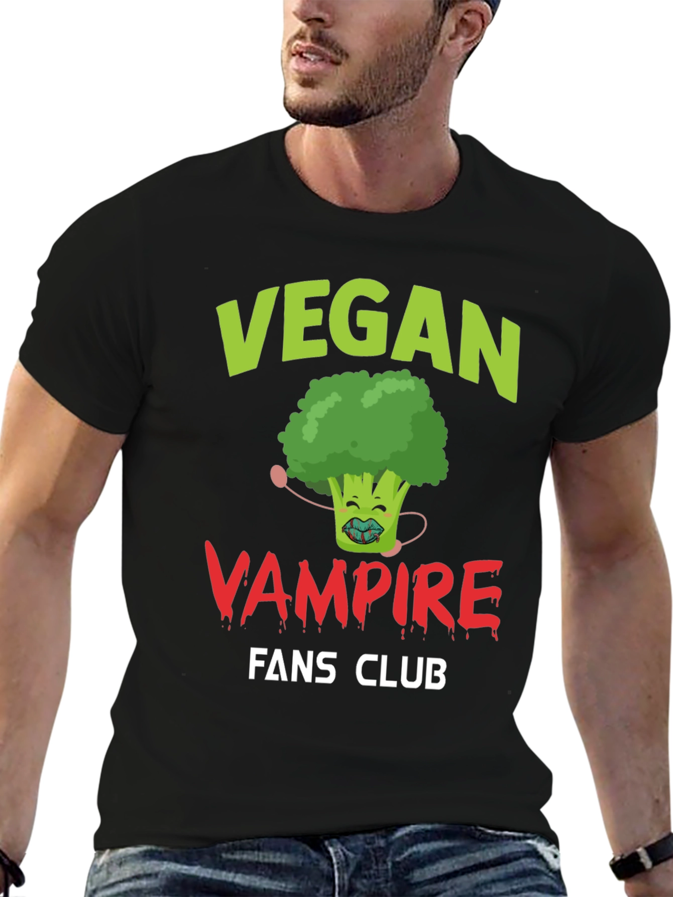 Vegan Vampire Fans Club Graphic Tee