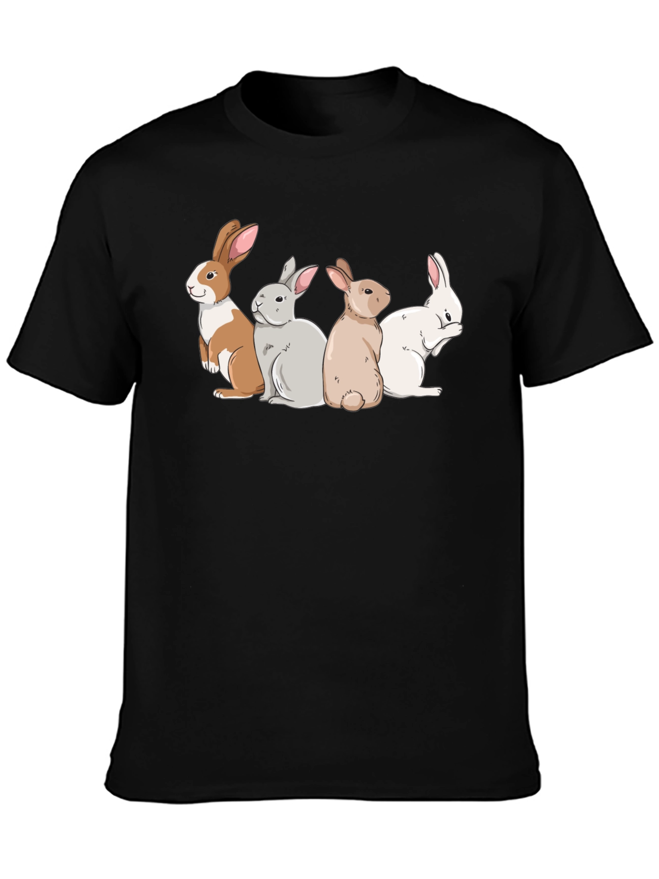 Bunny Squad Graphic Tee - Soft Cotton T-Shirt