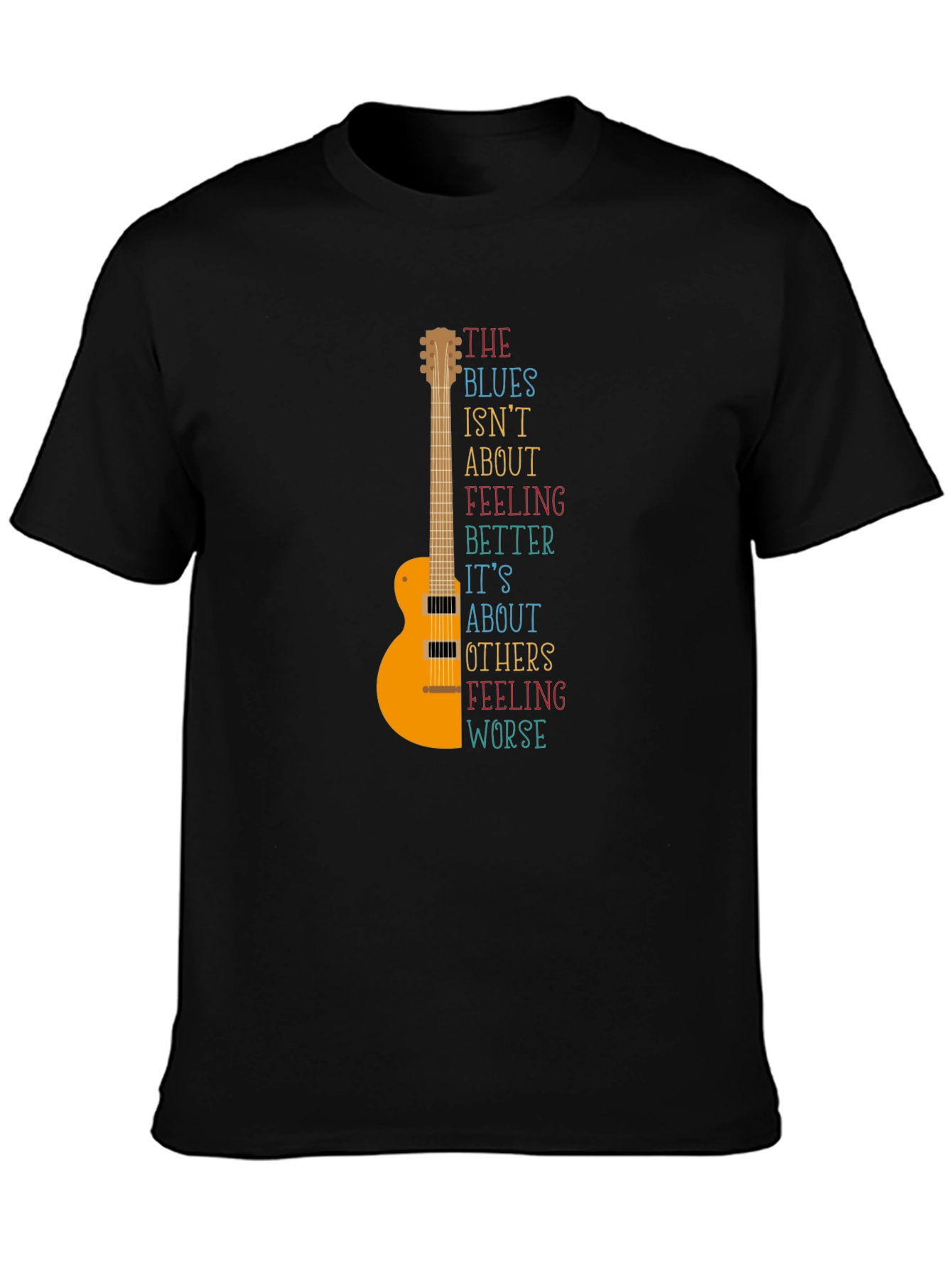 The Blues Guitar T-Shirt - Music Lover Tee
