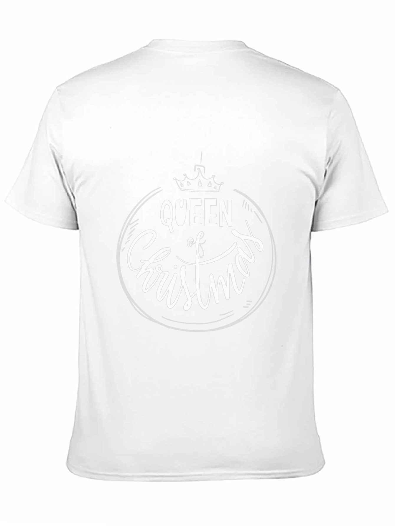 Queen of Christmas Black T-Shirt