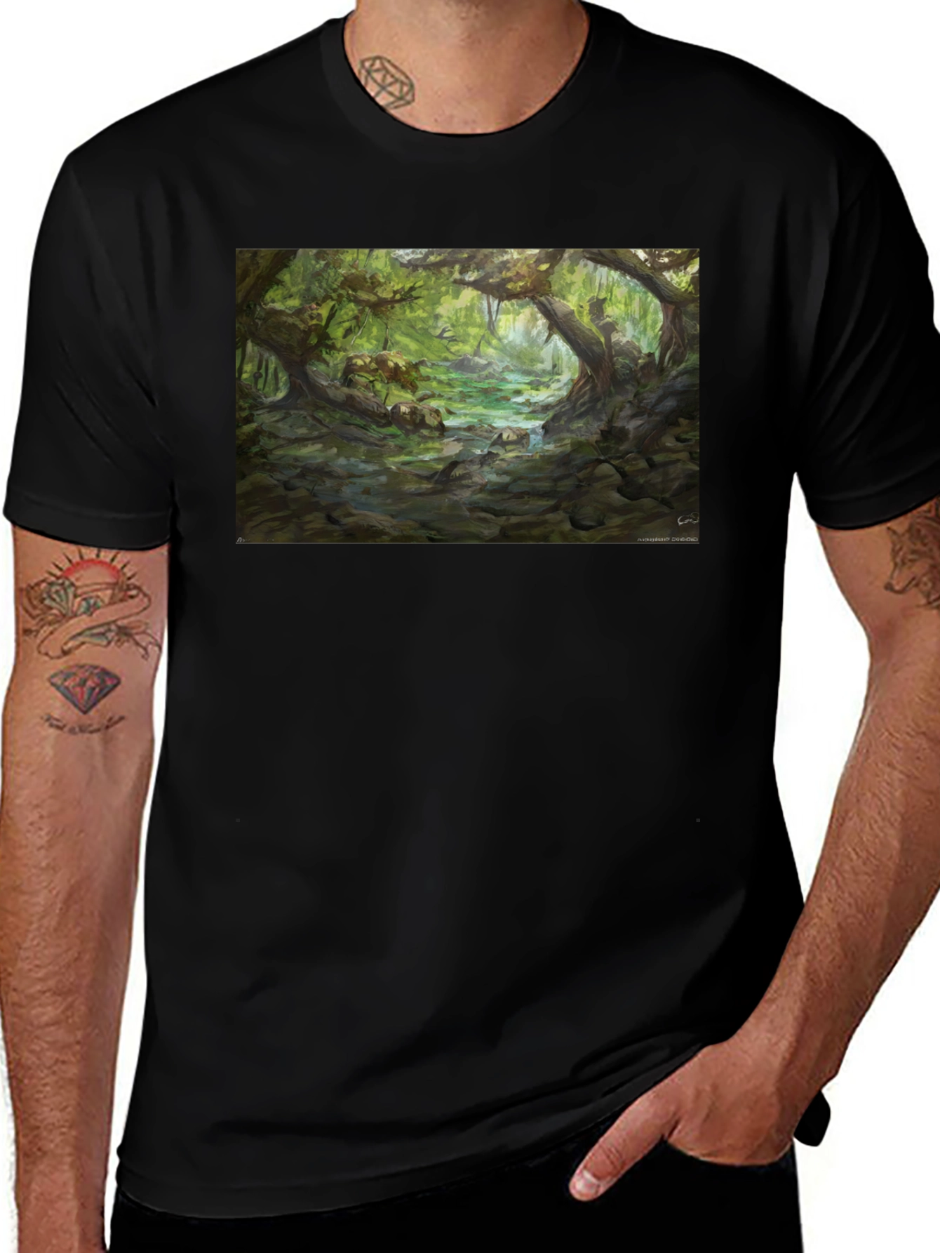Nature Artwork Graphic T-Shirt